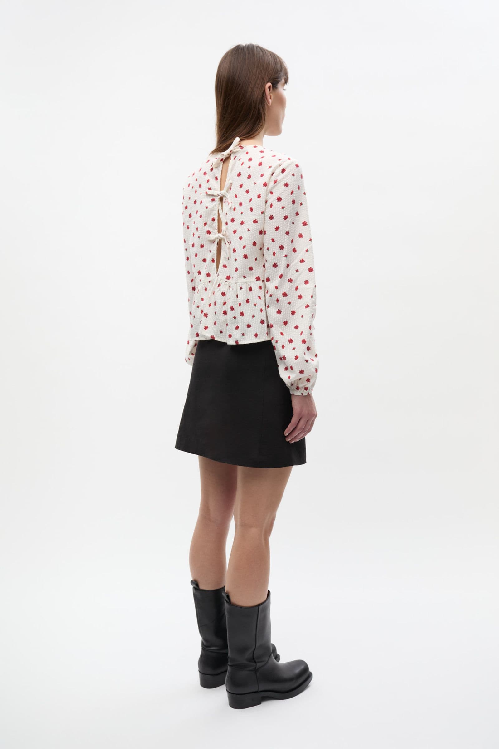 ENTRIALY LS TOP AOP 7246 Salsa Blossom
