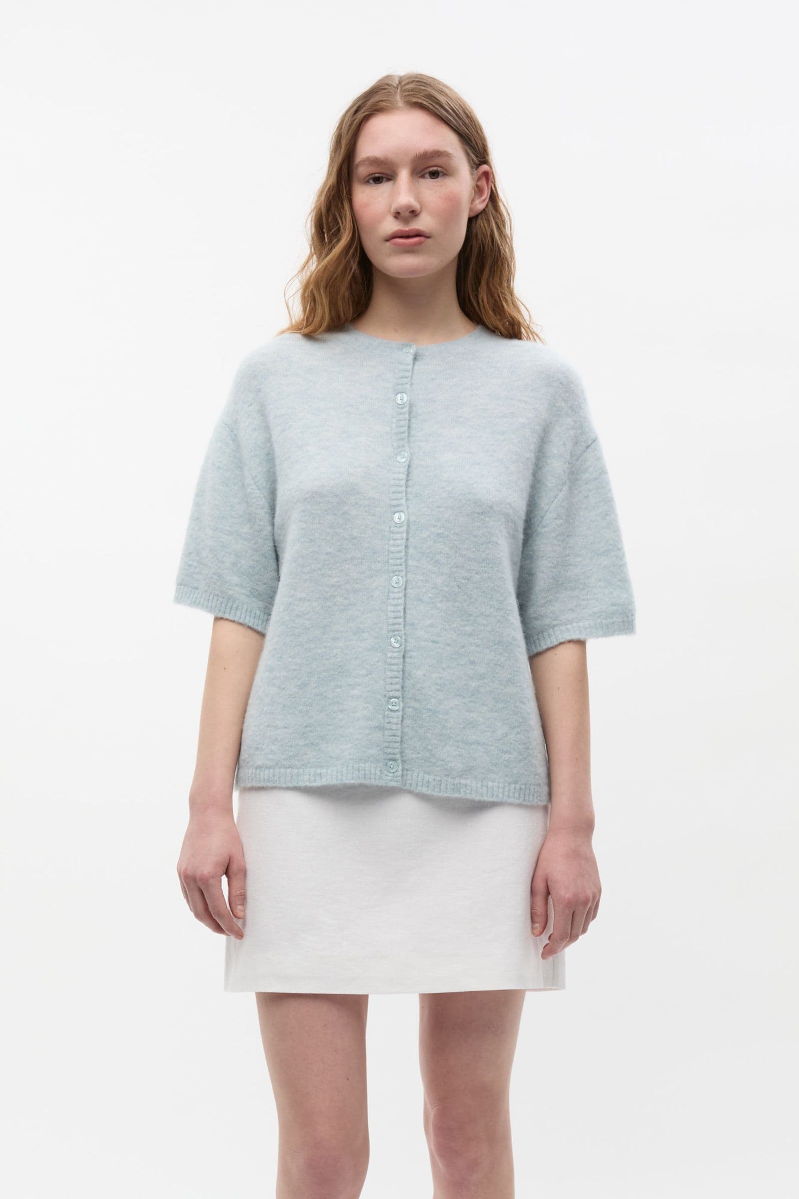 ENADA SS CARDIGAN 7216 Illusion Blue Mel