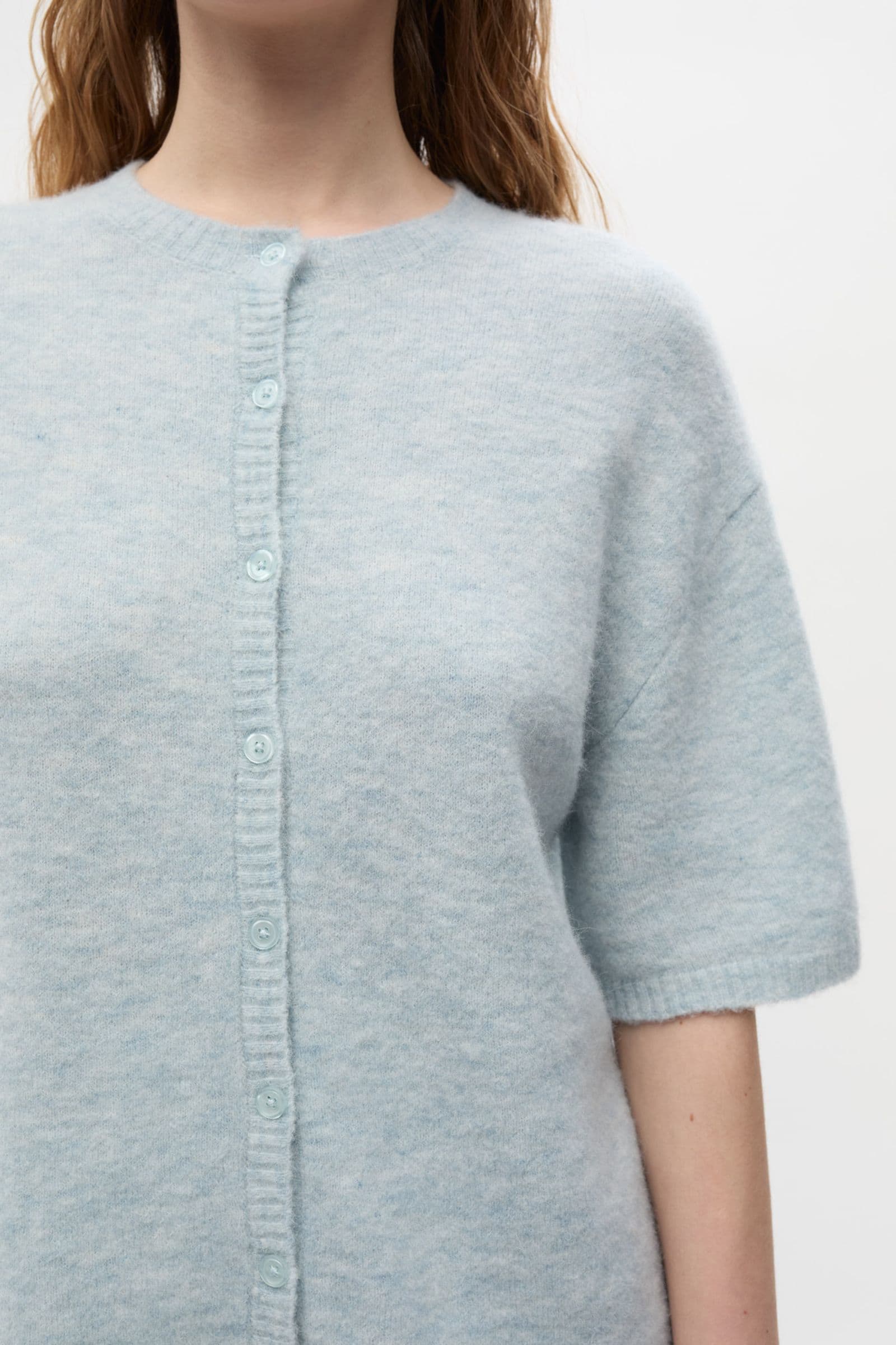 ENADA SS CARDIGAN 7216 Illusion Blue Mel