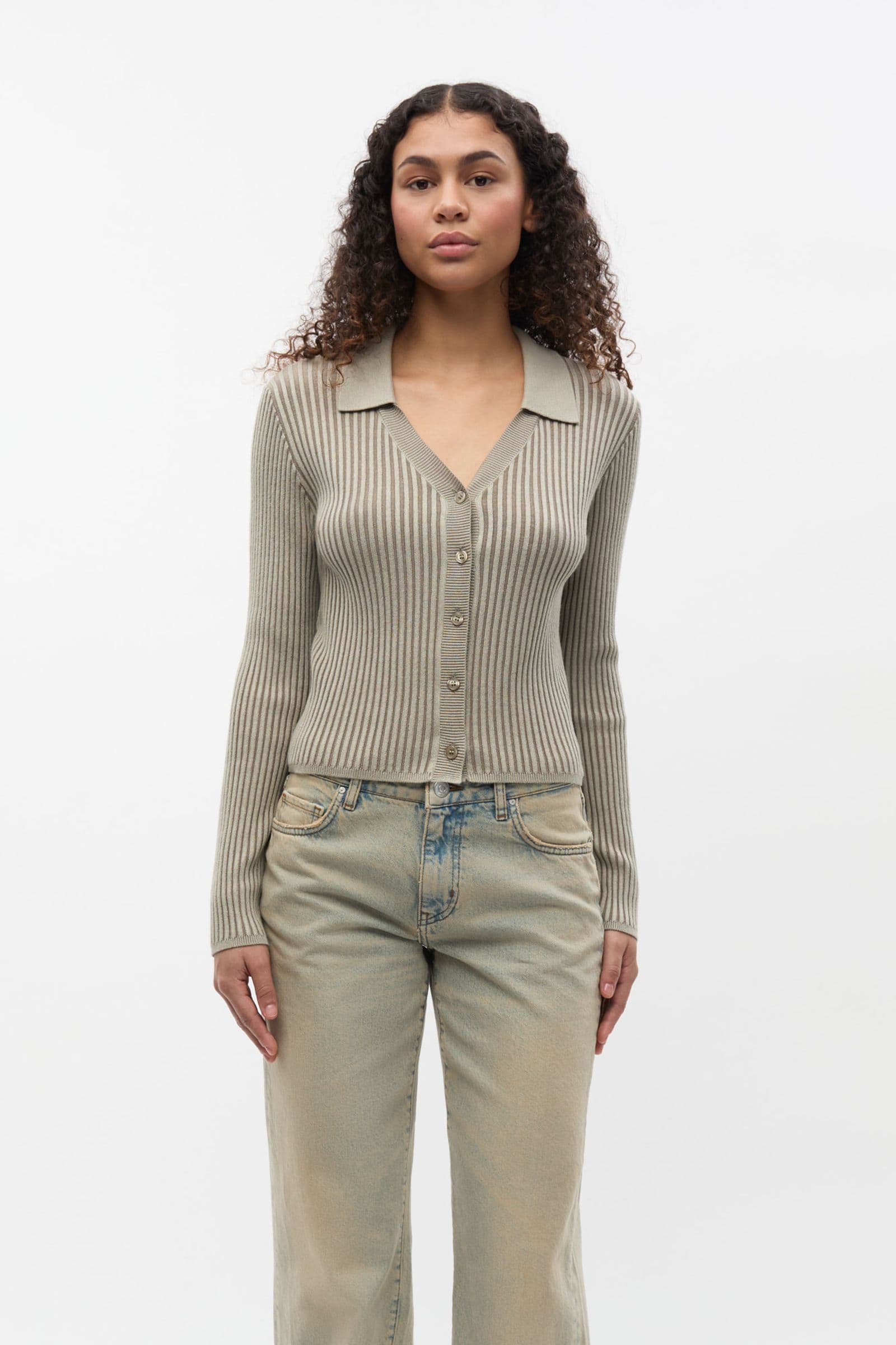 ENSERENA LS CARDIGAN 7253 ABBEY-BRINDLE