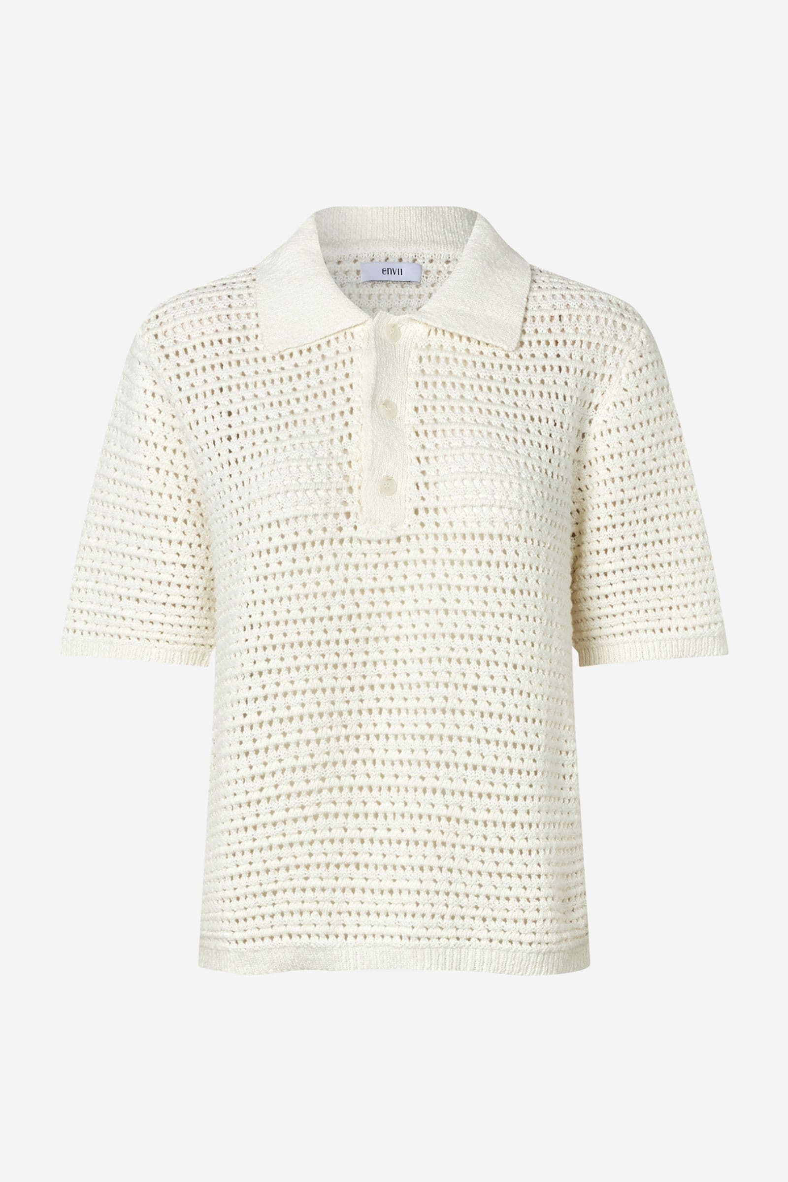 ENSOFS SS POLO KNIT 7254 Gardenia