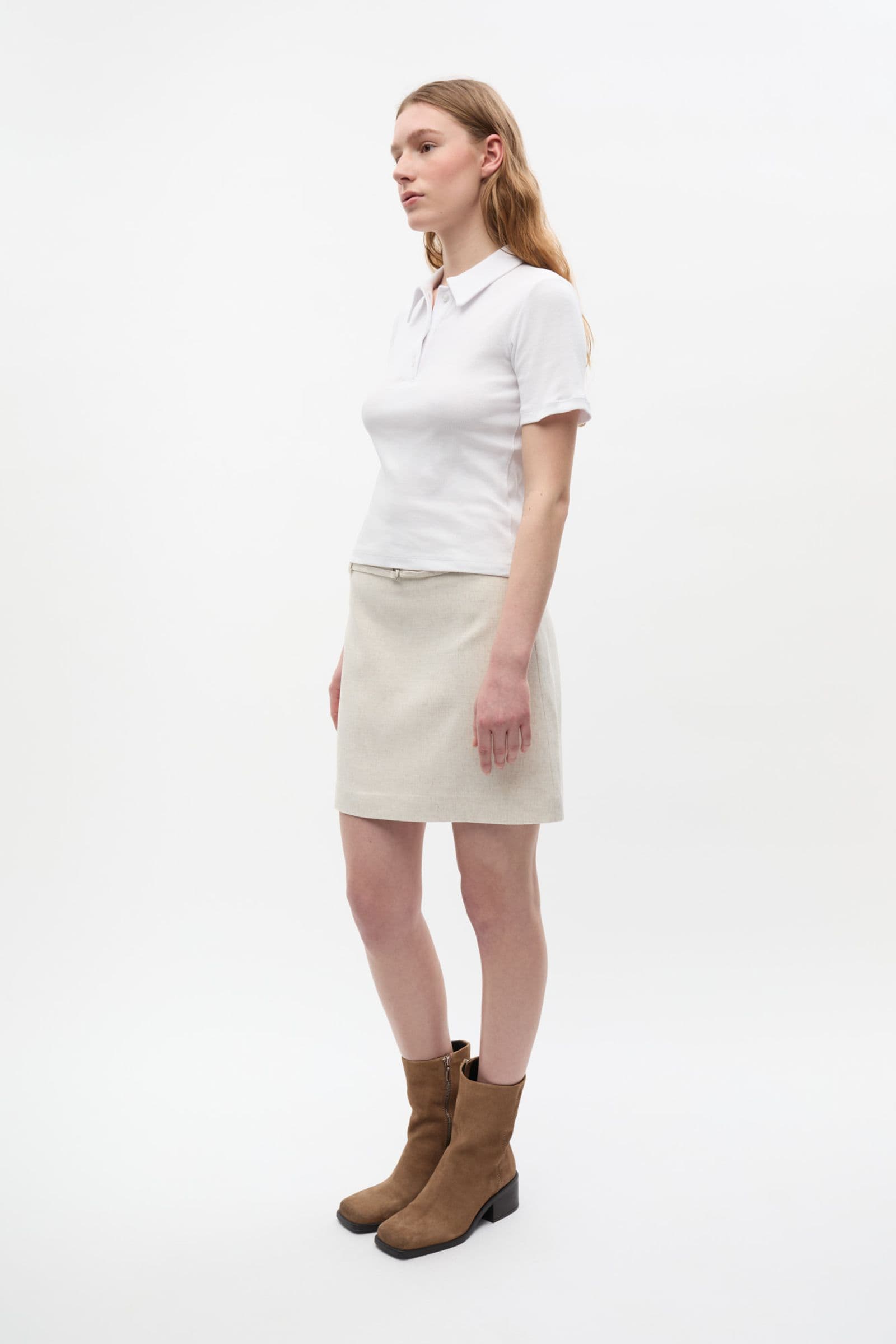 ENALLY SS POLO 5314 Bright White