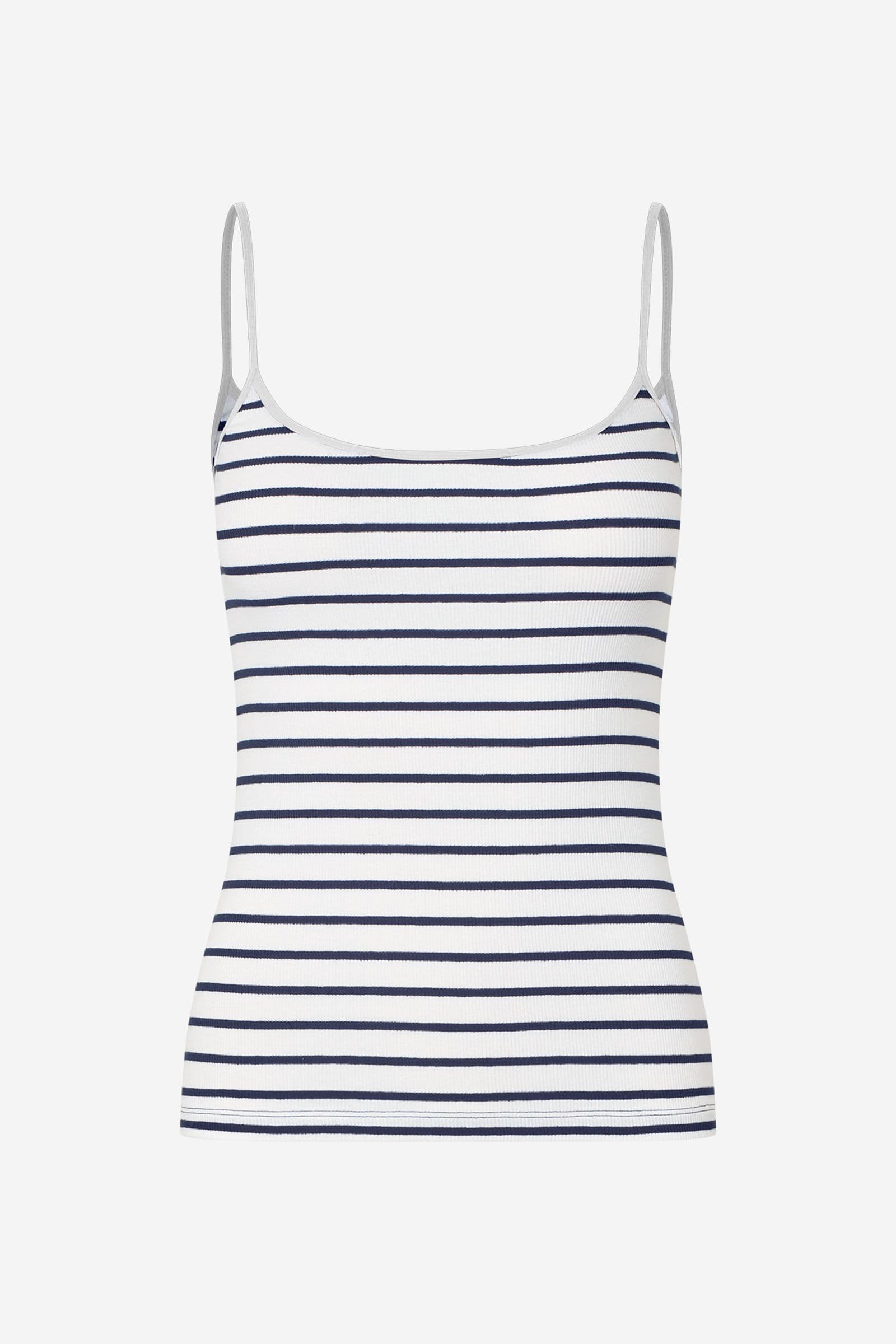 ENALLY SL TOP ST 7262 Navy-White Stripe