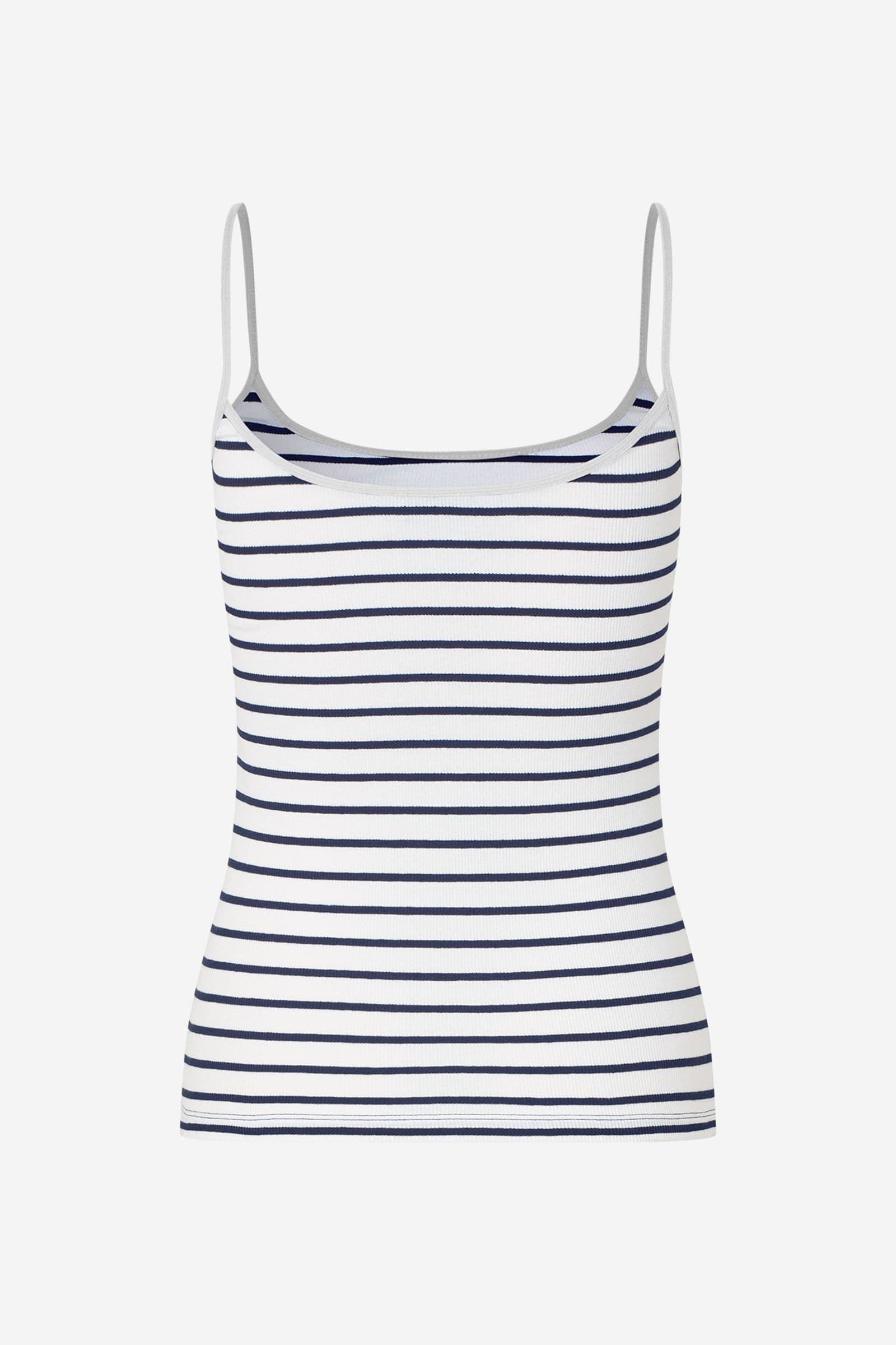 ENALLY SL TOP ST 7262 Navy-White Stripe