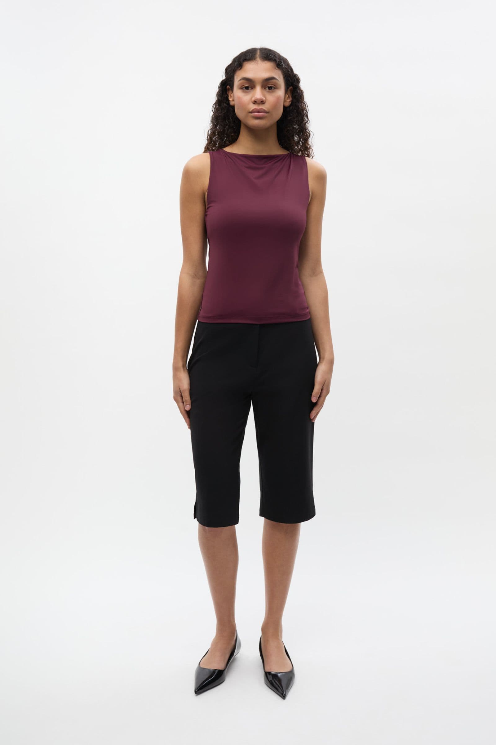 ENKAFIR CAPRI PANTS 6746 Black