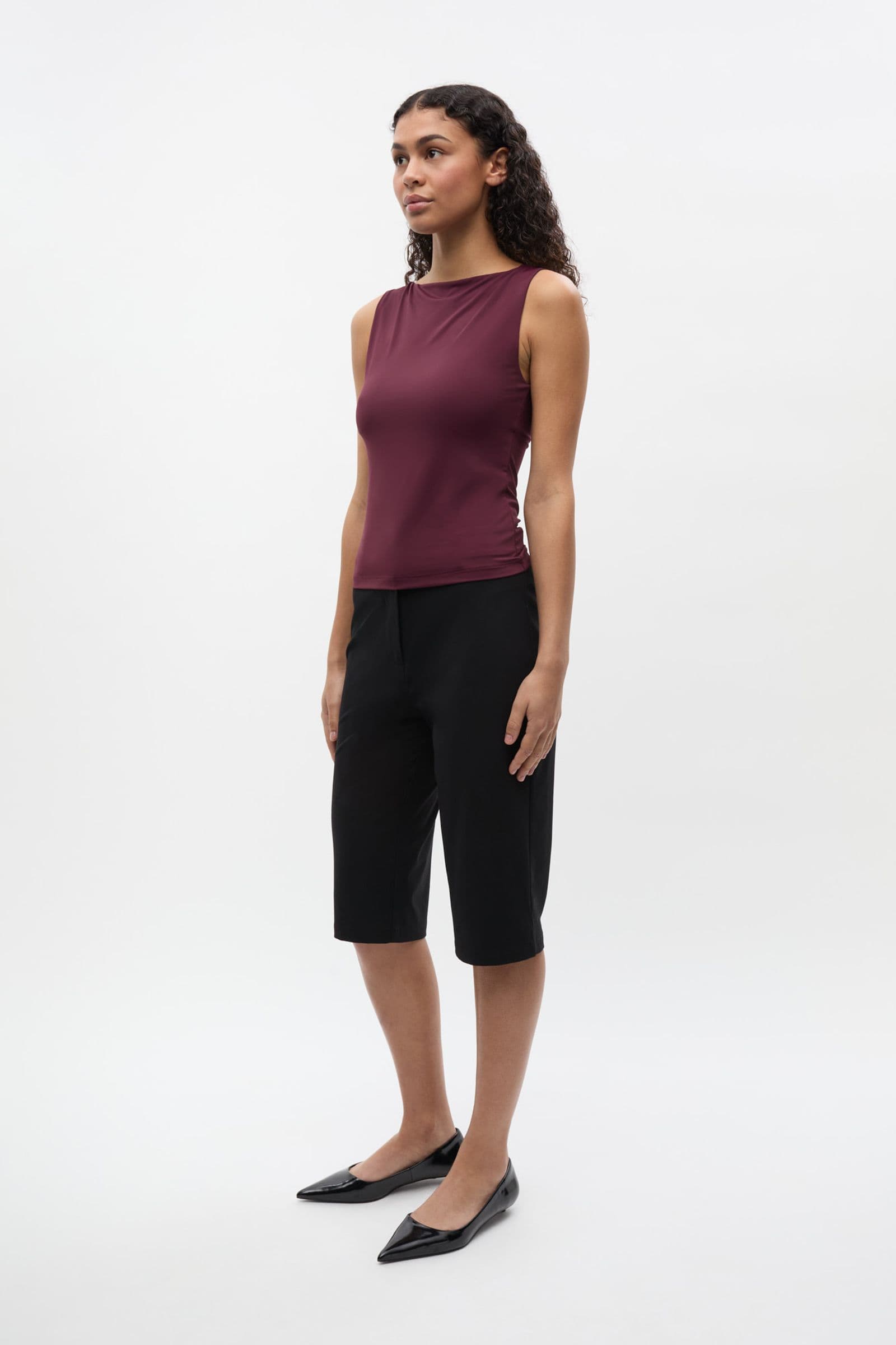 ENKAFIR CAPRI PANTS 6746 Black