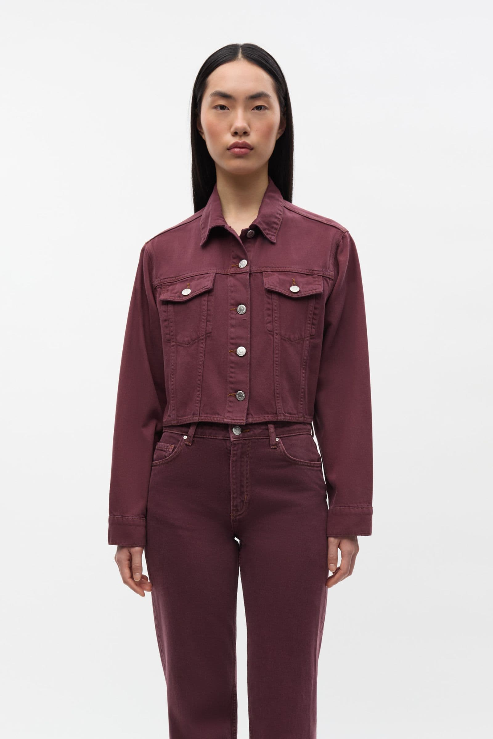 ENBEAU JACKET EXL 7136 Washed Fig