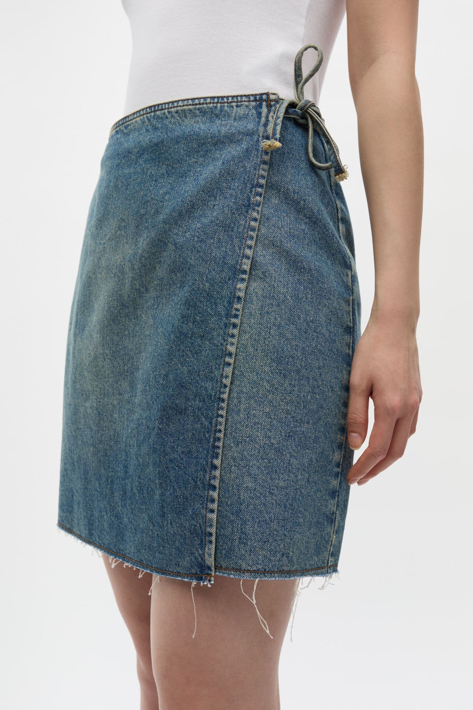 ENBEAU SKIRT CUT EXL 7215 Tinted Sky Blue