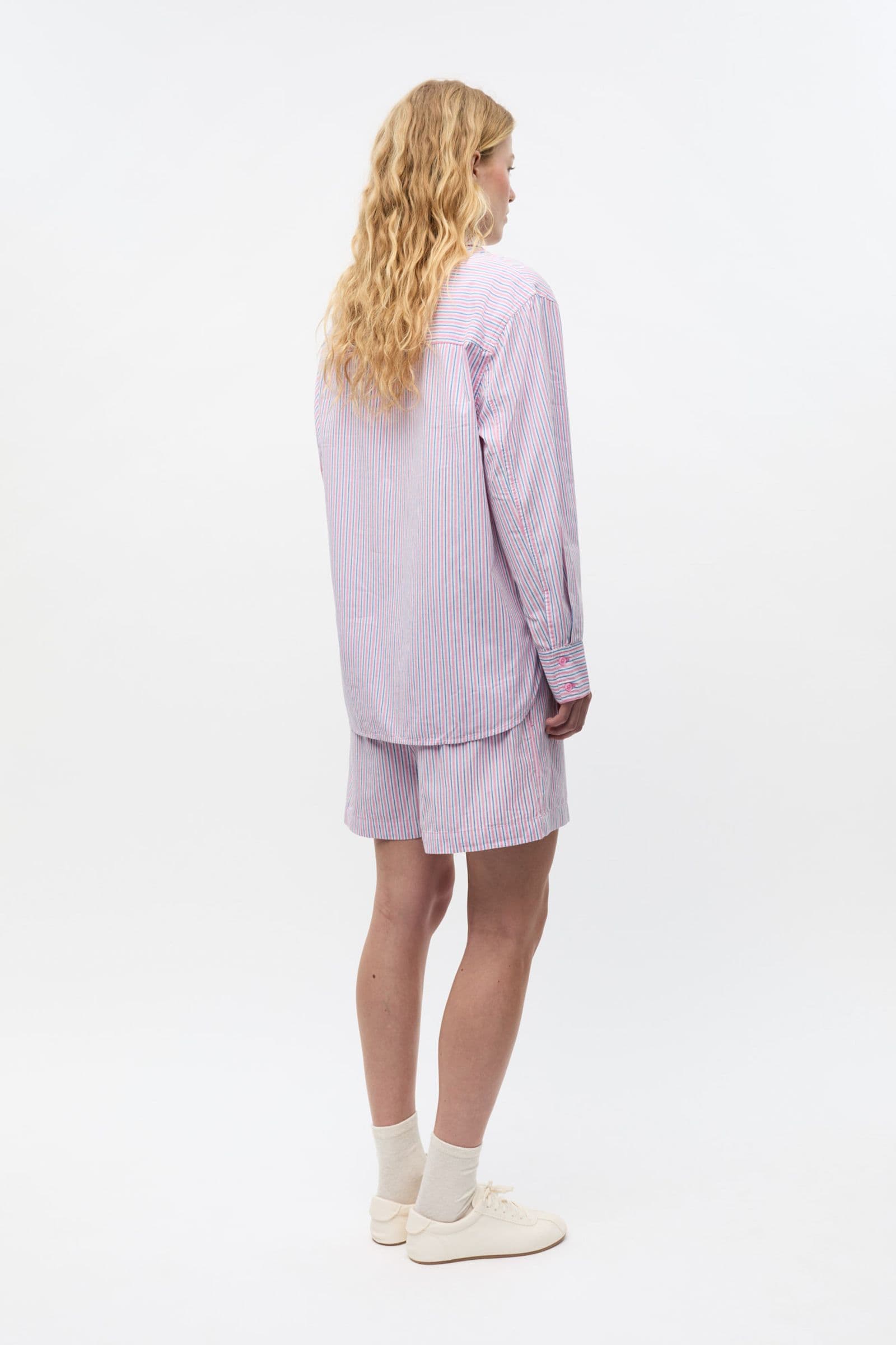 ENWEBSTER LS SHIRT ST EXL 7119 Fuchsia/Blue