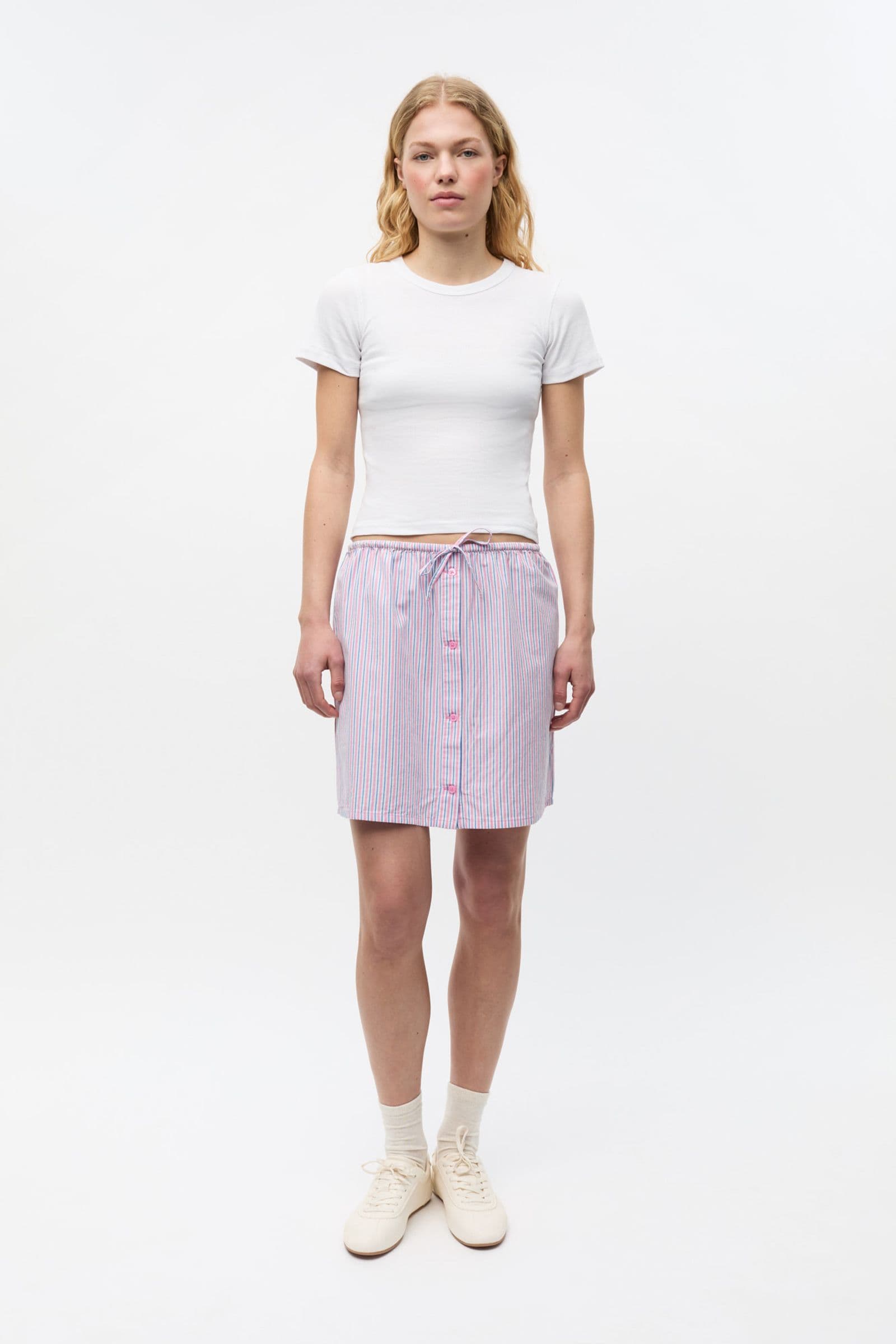 ENCAROLA SKIRT ST EXL 7119 Fuchsia/Blue