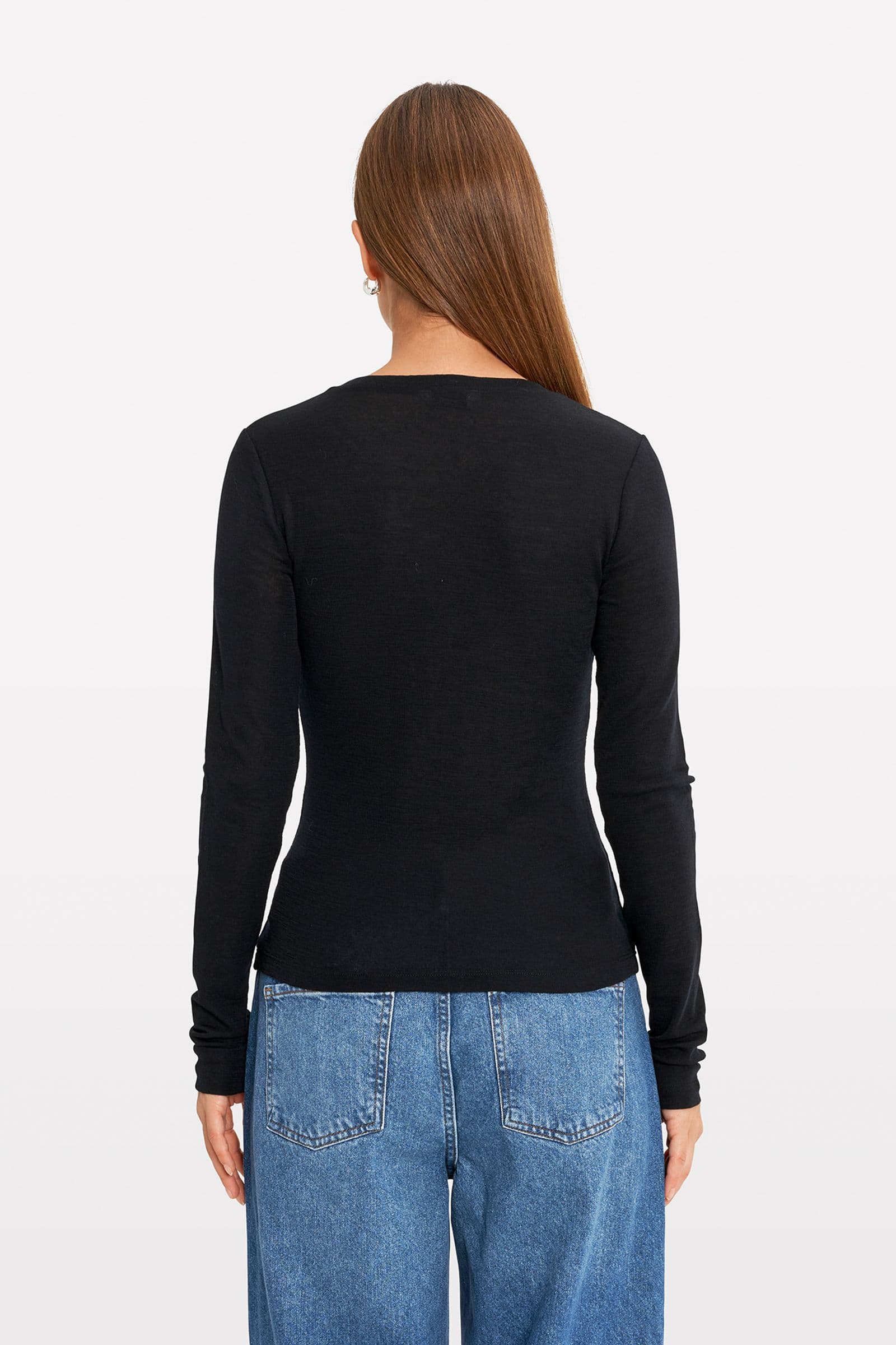 ENANNA LS O-N TEE 7226 Black