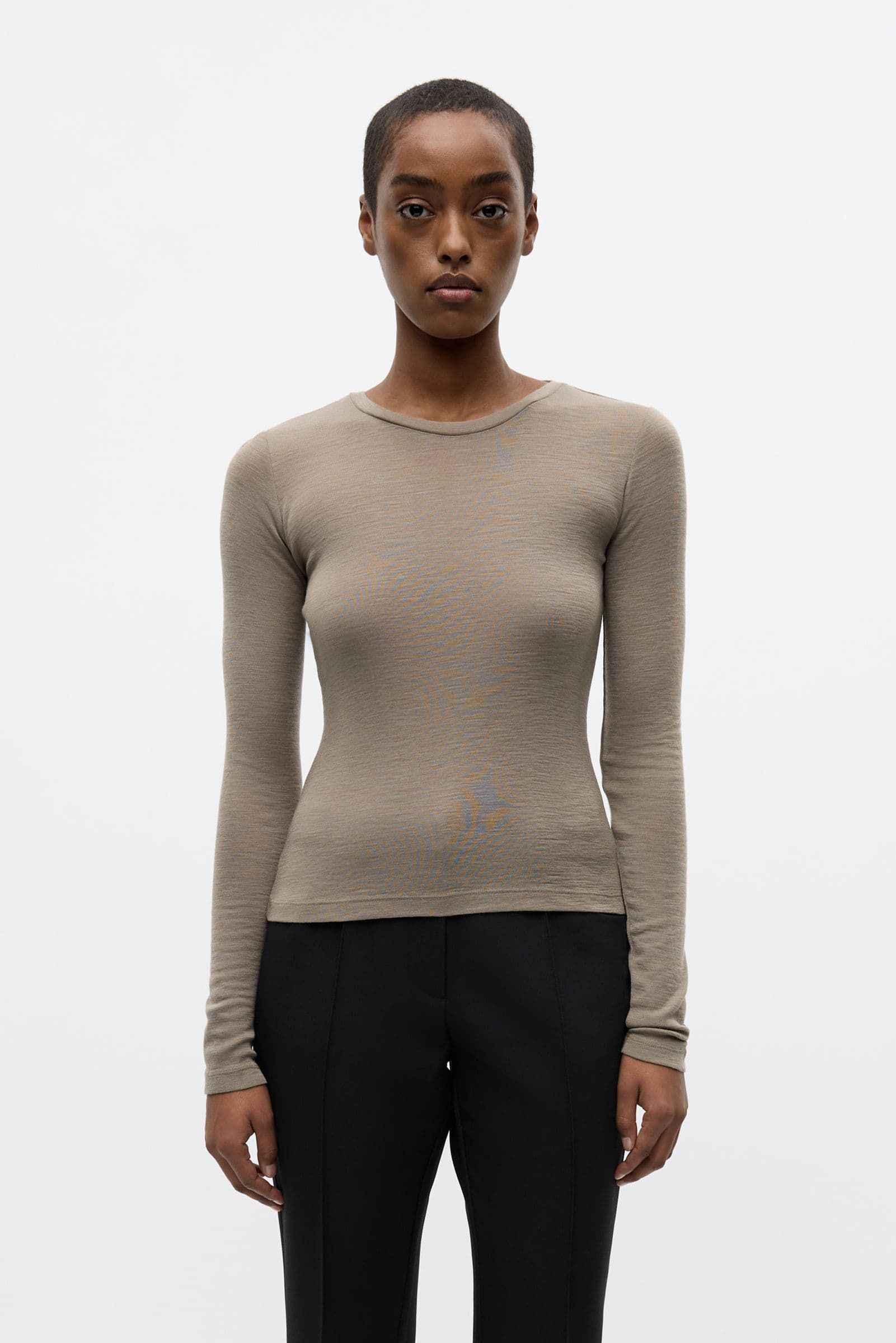 ENANNA LS O-N TEE 7226 Brindle