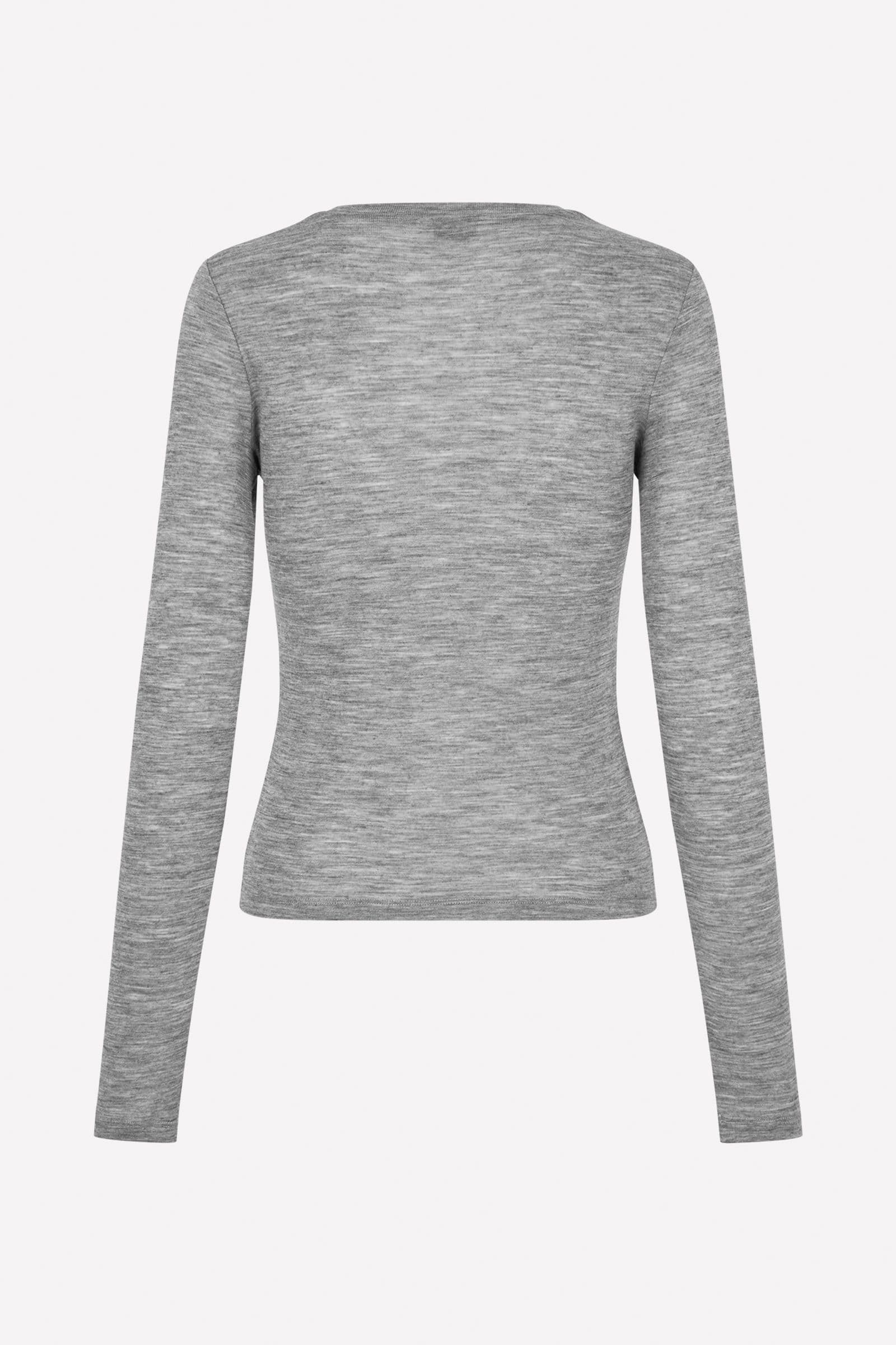 ENANNA LS O-N TEE 7226 Light Grey Mel (ALLY)