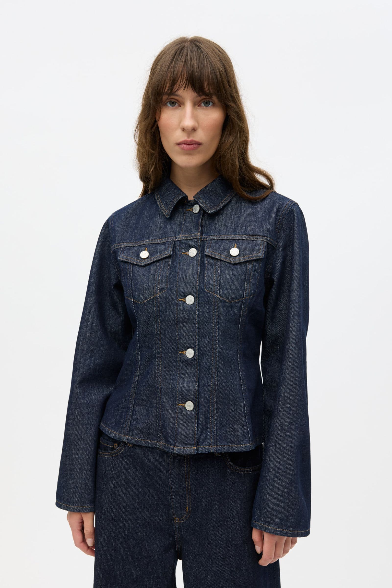 ENEVELYN JACKET 6856 Dark blue rinse