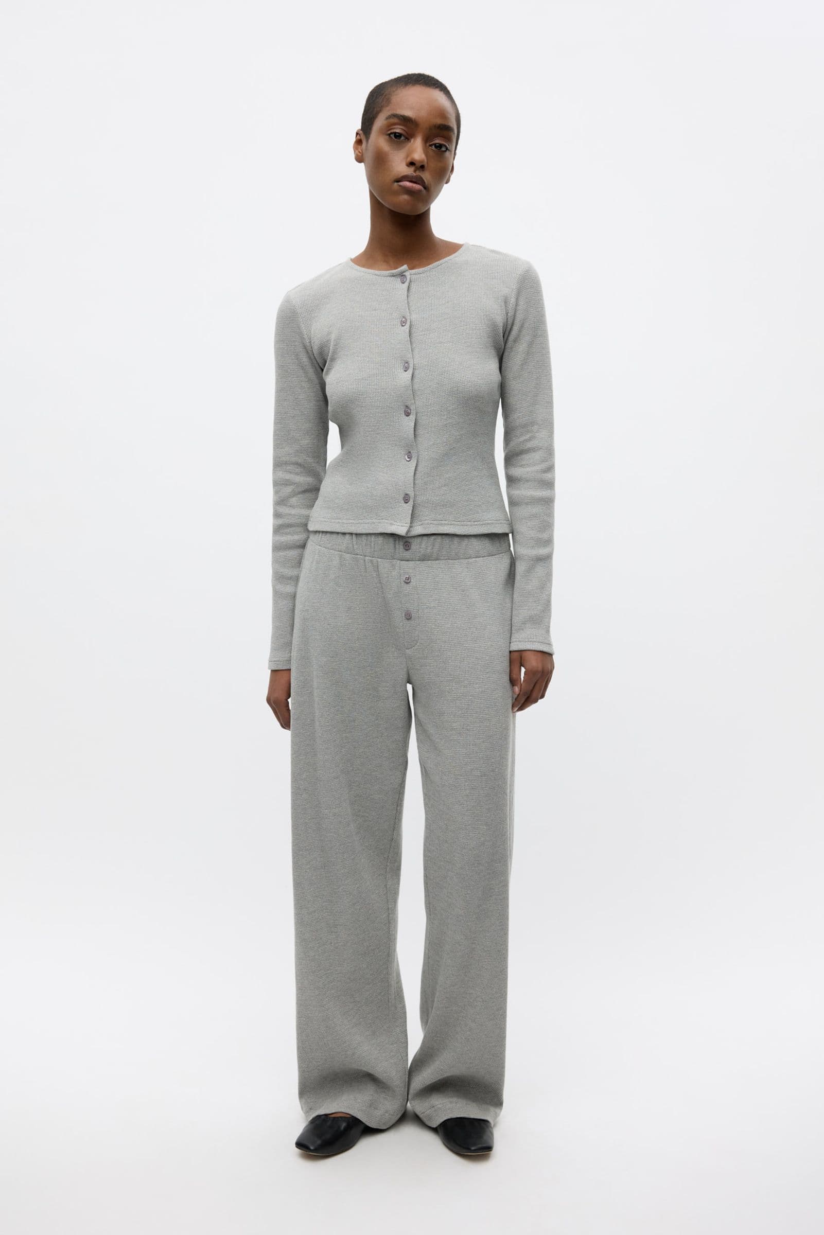 ENAURORA PANTS 7263 Light Grey Mel (ALLY)
