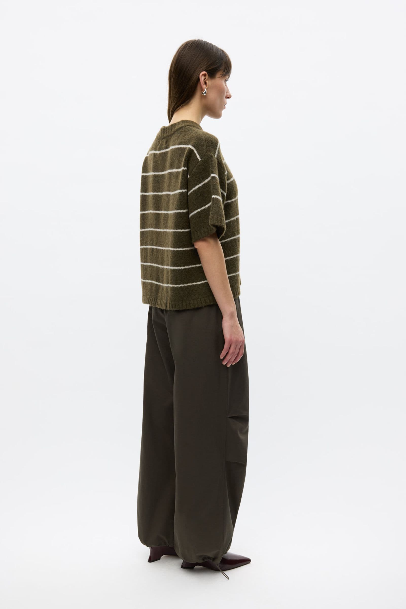 ENNAPLES SS KNIT 7278 Olive Silver St.