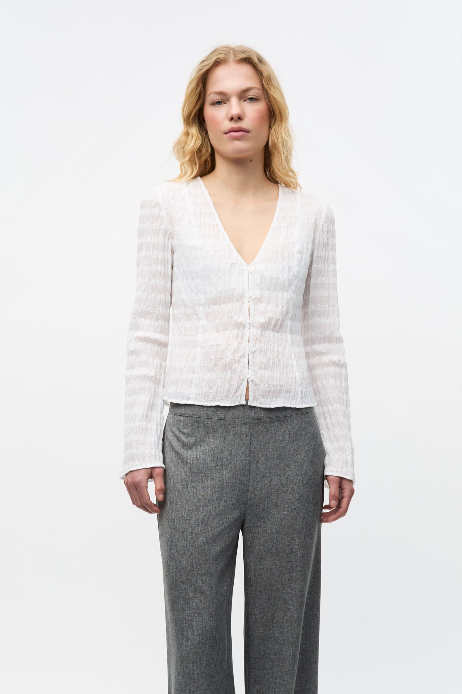 ENHOBART LS TOP 7283 Bright White