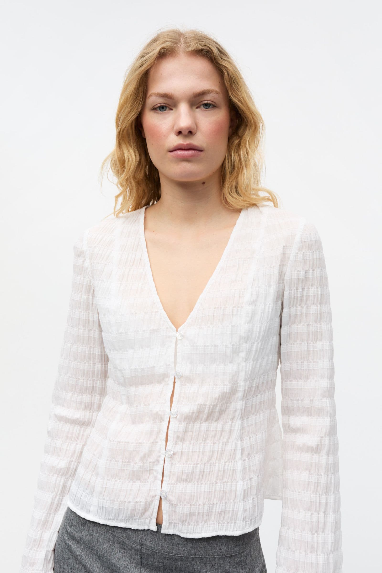 ENHOBART LS TOP 7283 Bright White