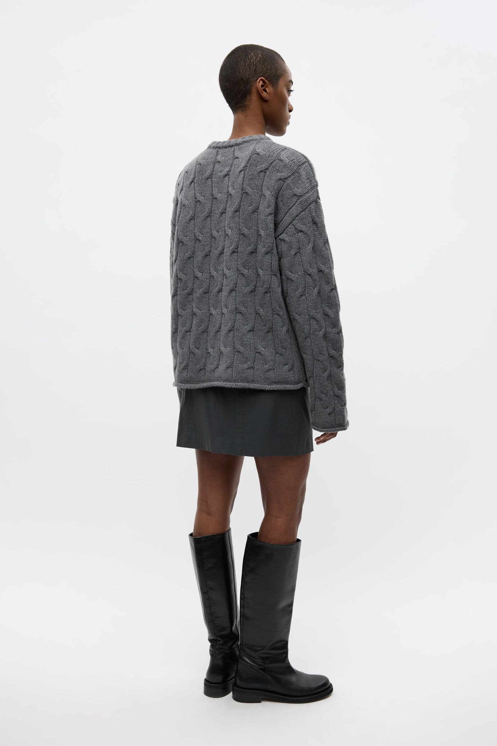 ENSPLIT SKIRT 7265 Asphalt