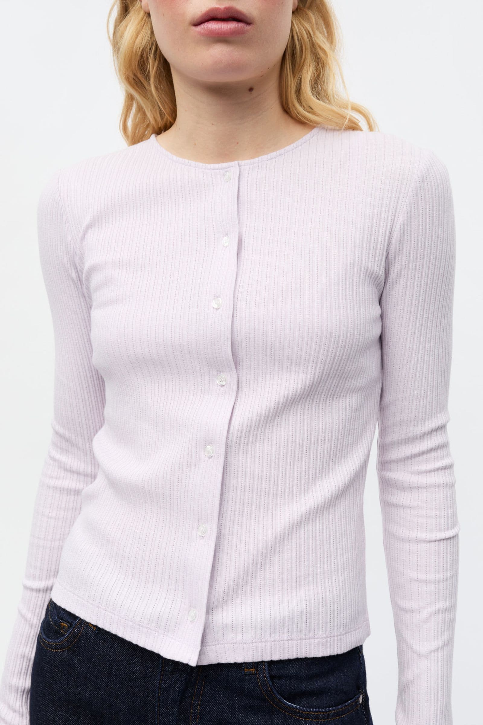 ENVOLVI LS LONG CARDIGAN 7275 Lavender Fog