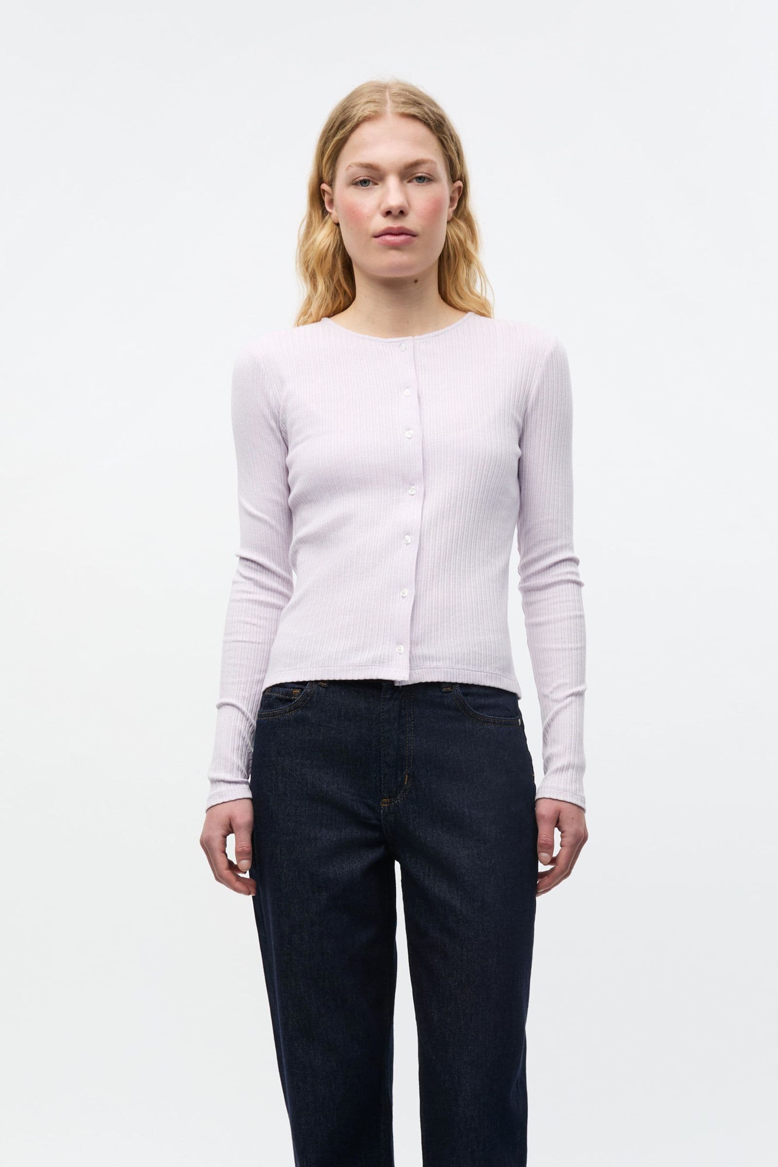 ENVOLVI LS LONG CARDIGAN 7275 Lavender Fog