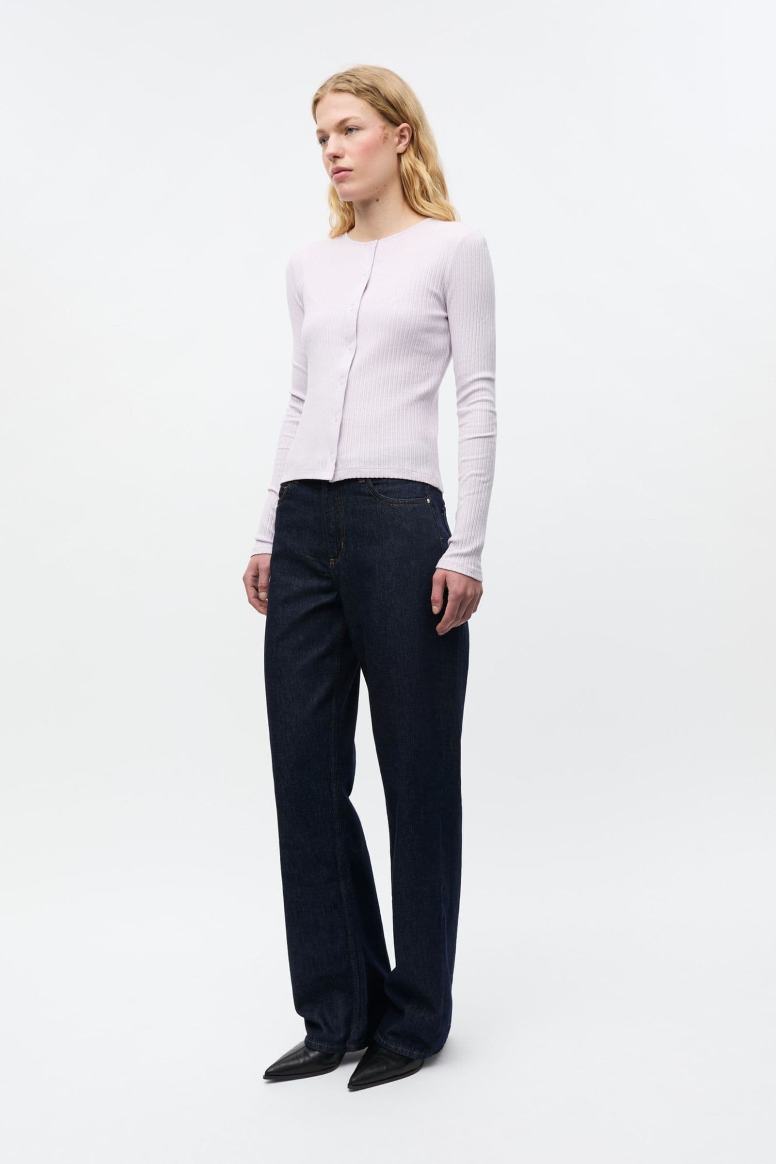 ENVOLVI LS LONG CARDIGAN 7275 Lavender Fog