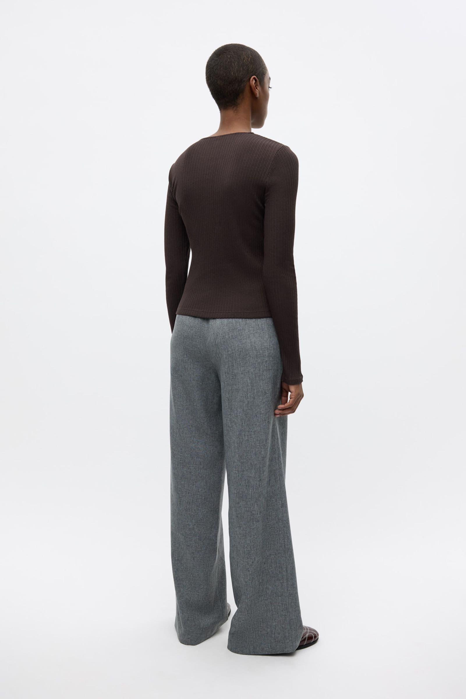 ENVOLVI LS LONG CARDIGAN 7275 Chocolate Torte