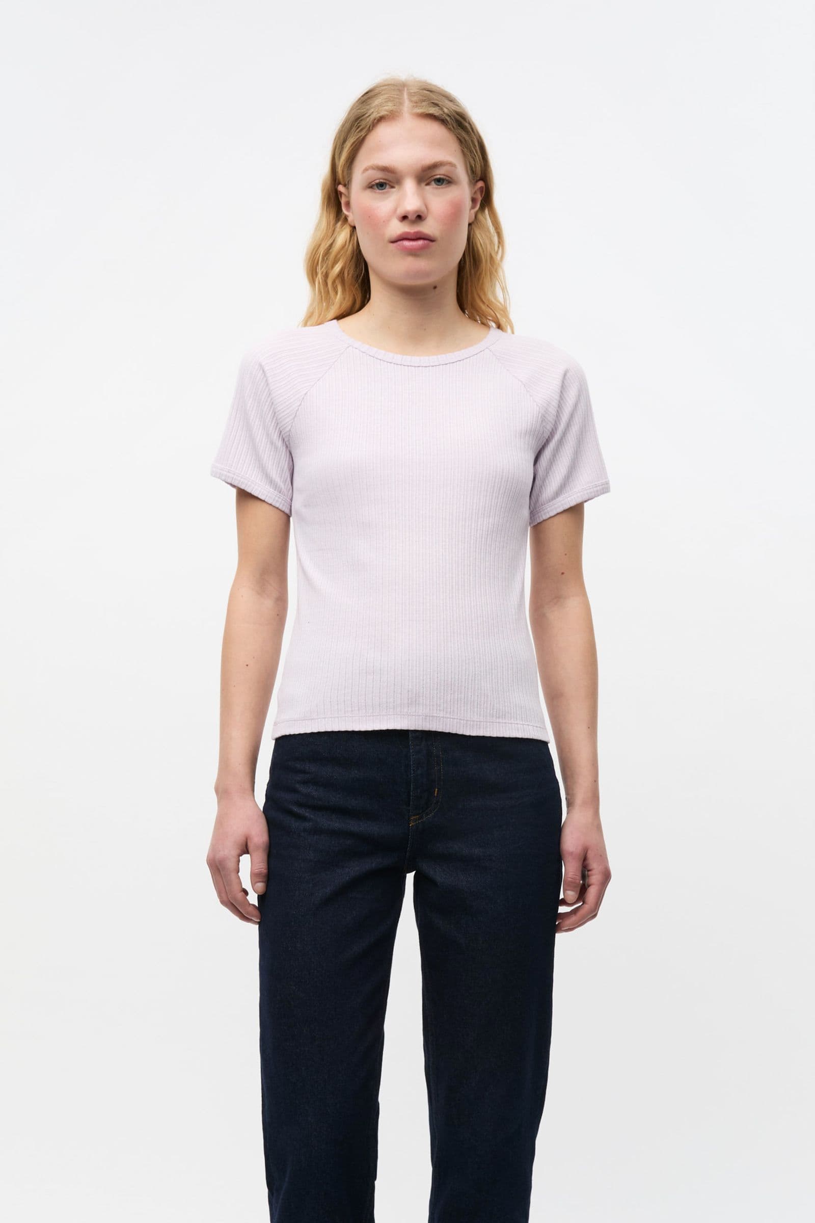ENVOLVI SS RAGLAN TEE 7275 Lavender Fog