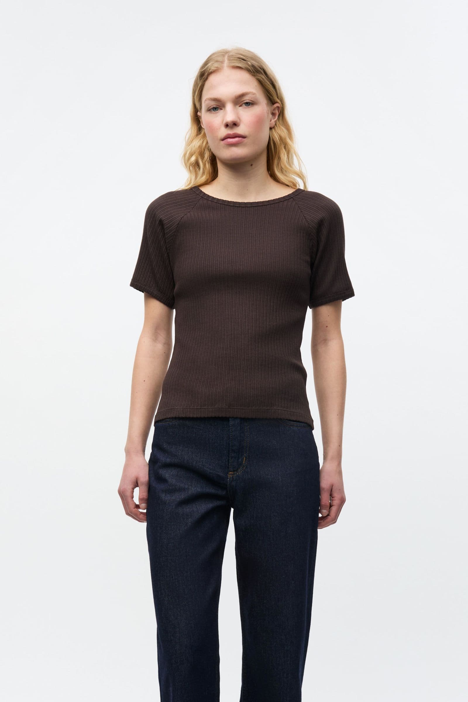 ENVOLVI SS RAGLAN TEE 7275 Chocolate Torte