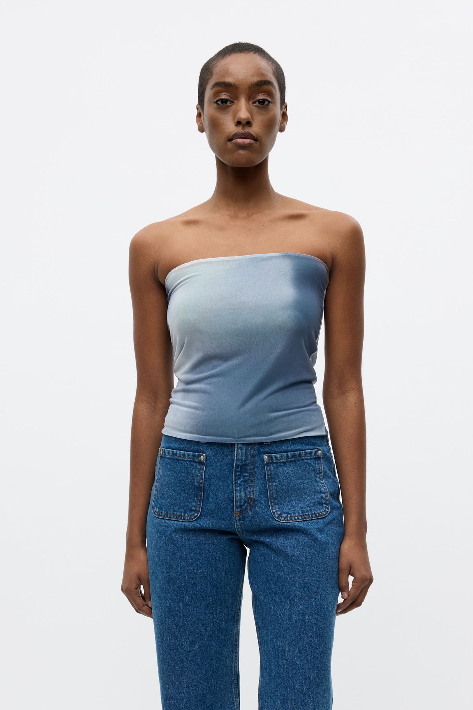 ENWILMA TUBE TOP AOP 7042 DUSTY FOG