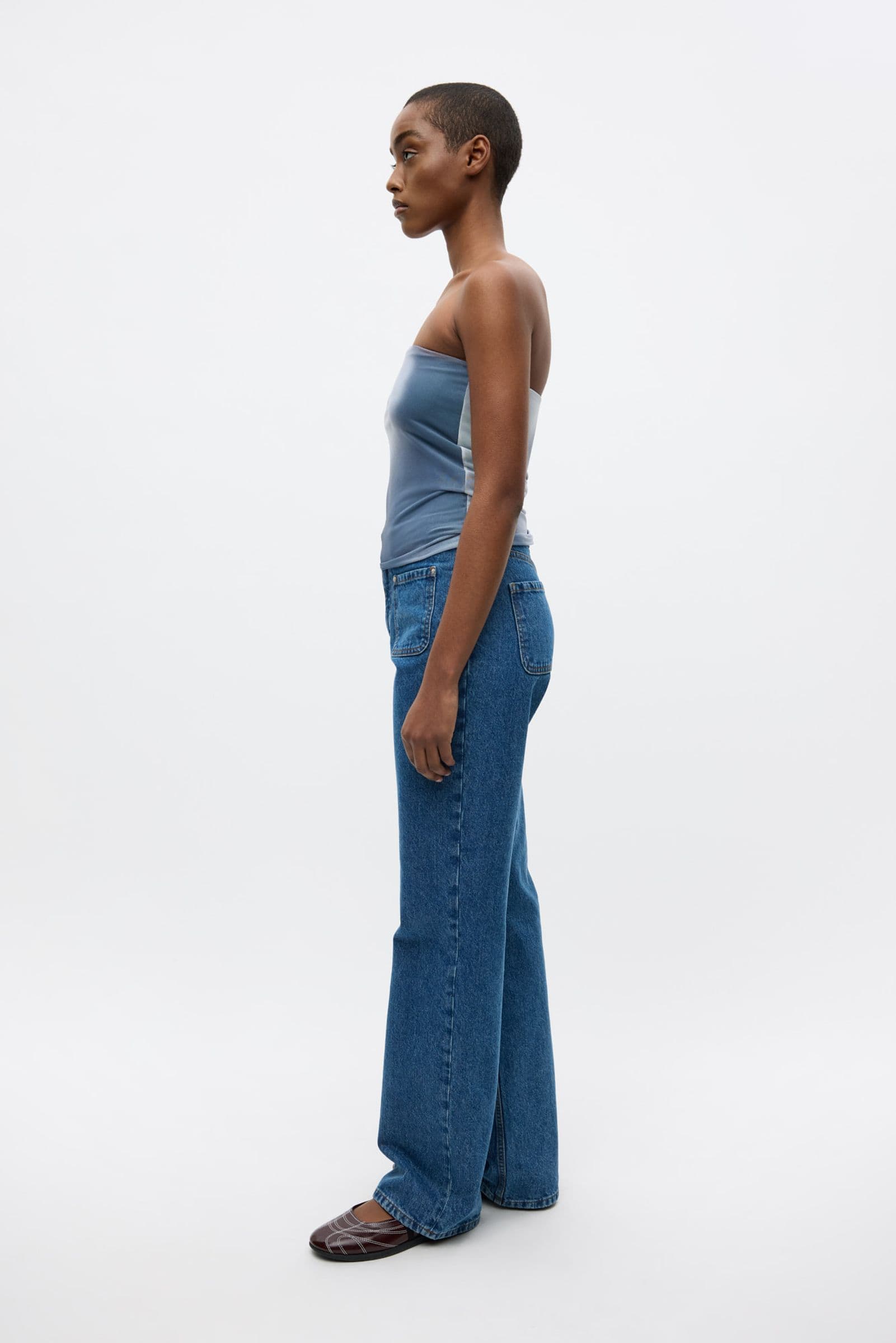 ENWILMA TUBE TOP AOP 7042 DUSTY FOG