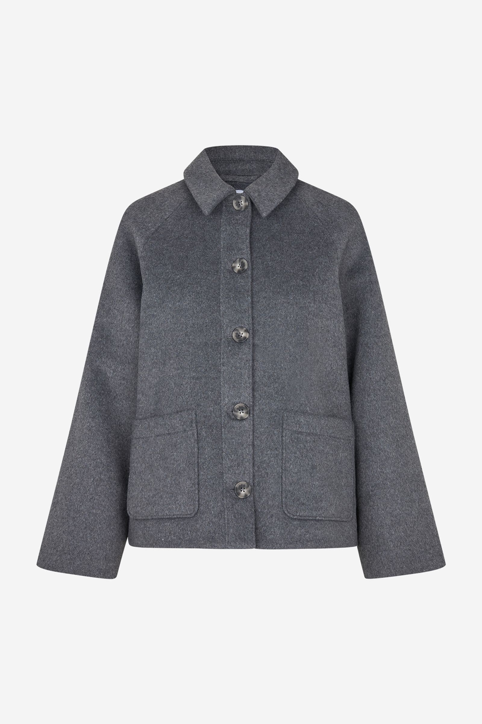 ENKATE SHORT JACKET 7276 Dark Grey Mel