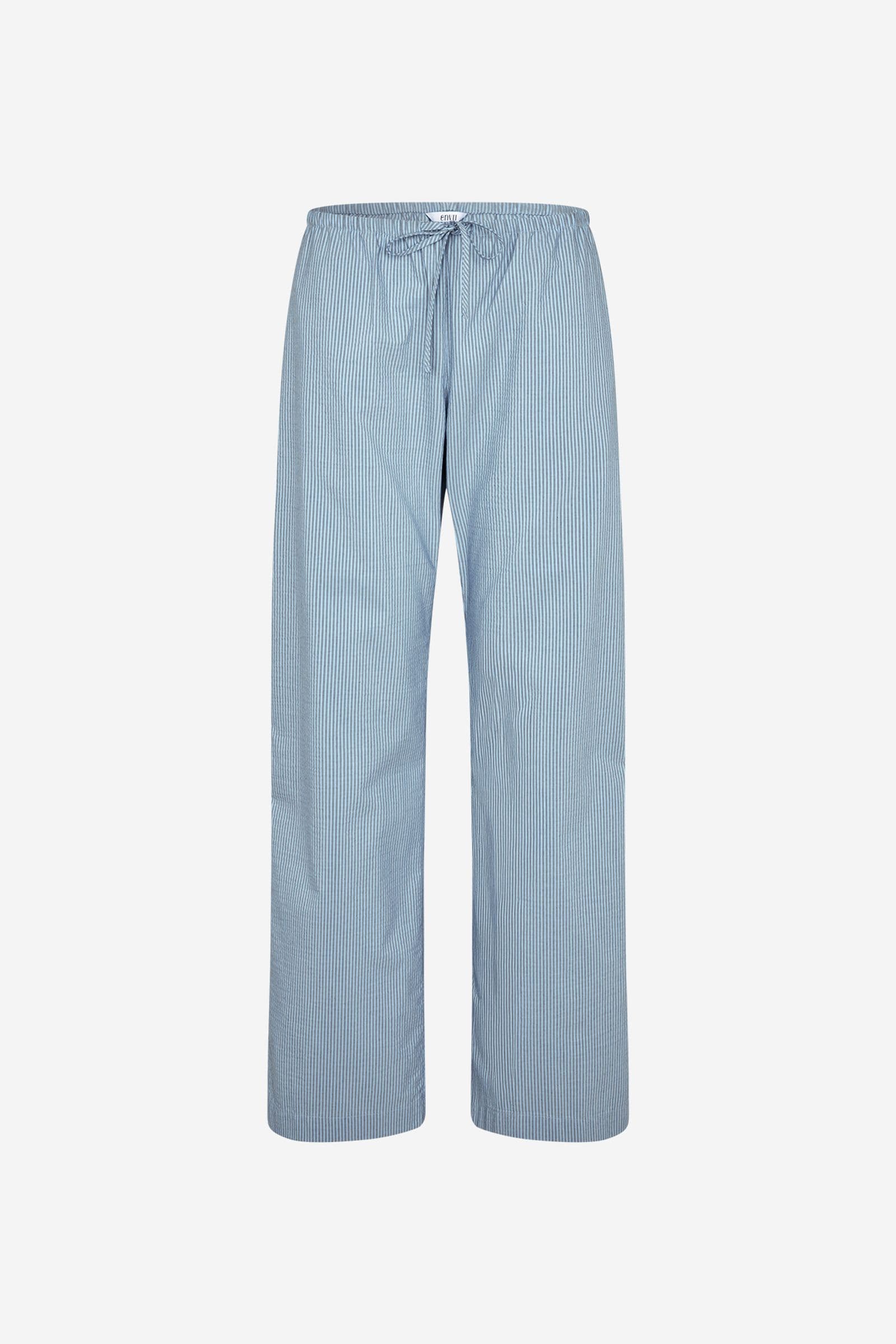 ENJAYLA PANTS 7159 Navy-Azure Stripe