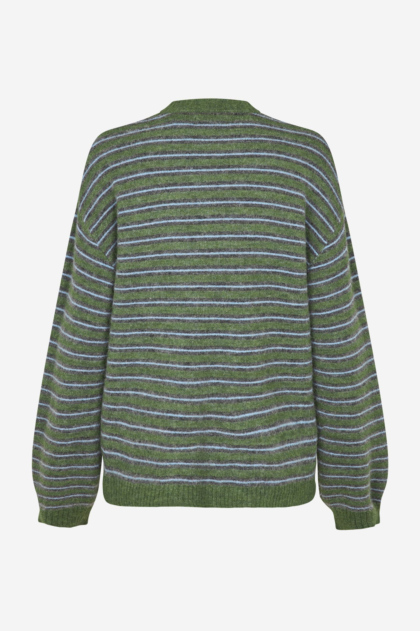 ENADA LS KNIT ST 7216 Chive Stripe
