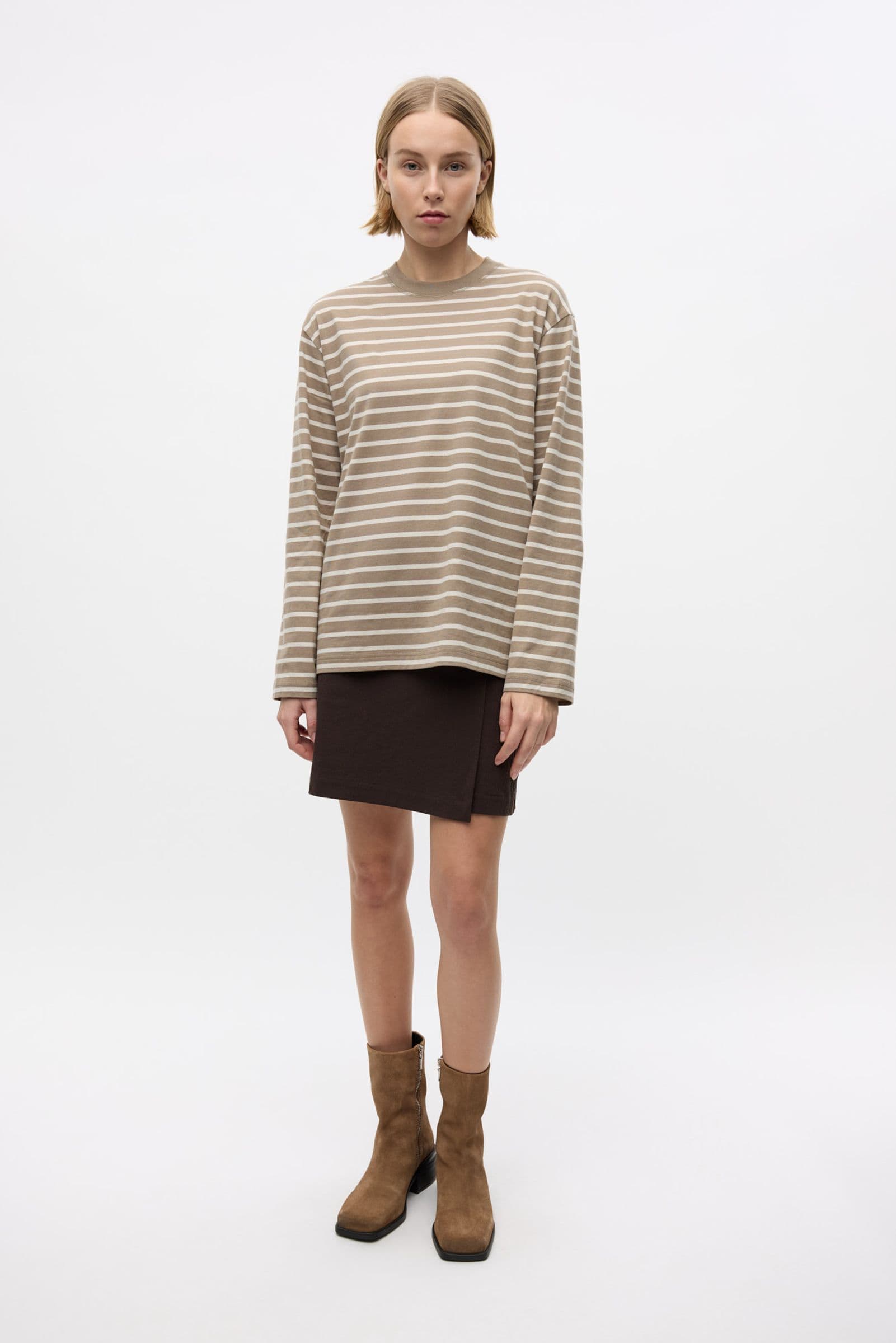 ENBRNO SKIRT 7266 Chocolate Torte