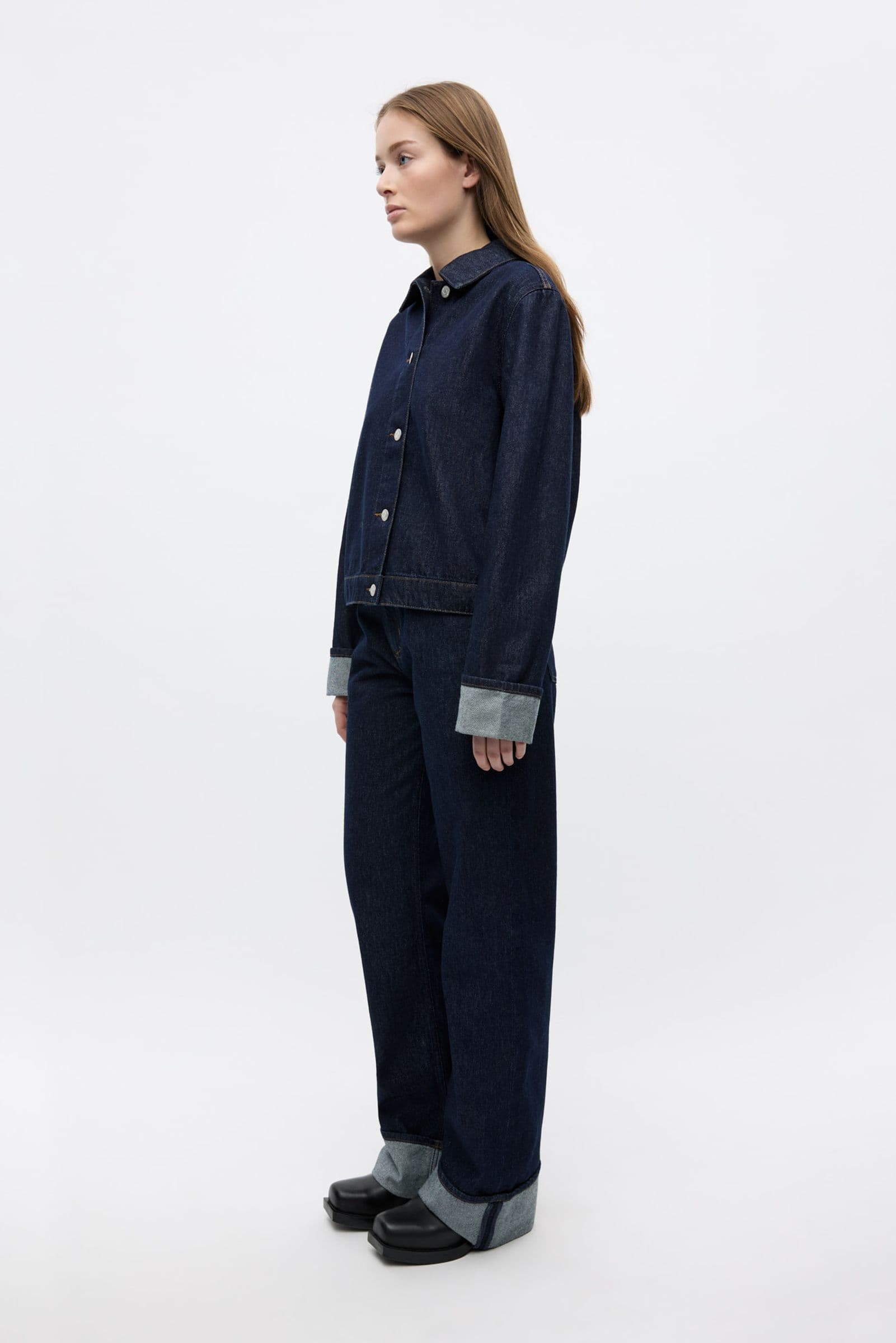 ENBUFFALO JACKET 6856 Dark blue rinse