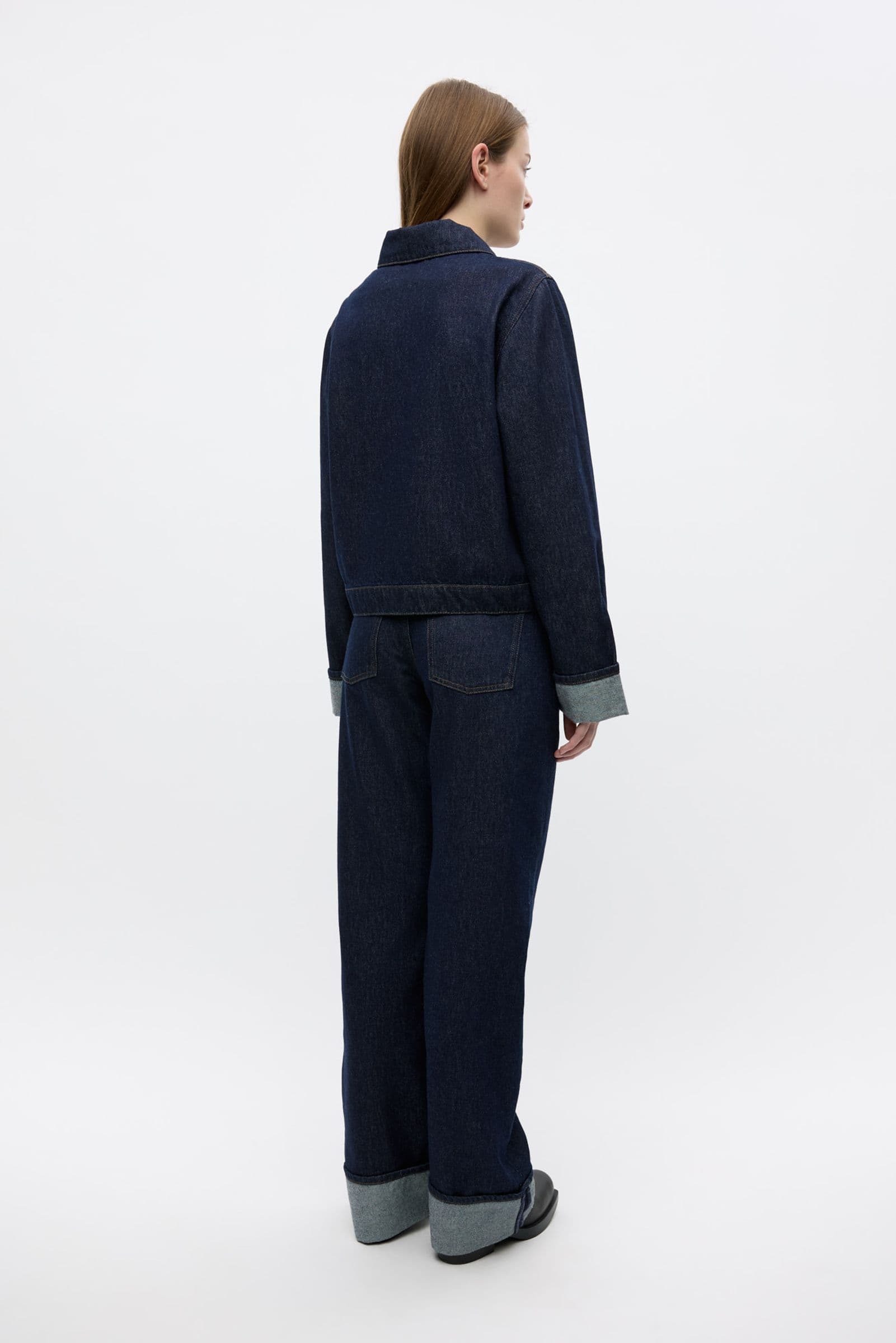 ENBUFFALO JACKET 6856 Dark blue rinse