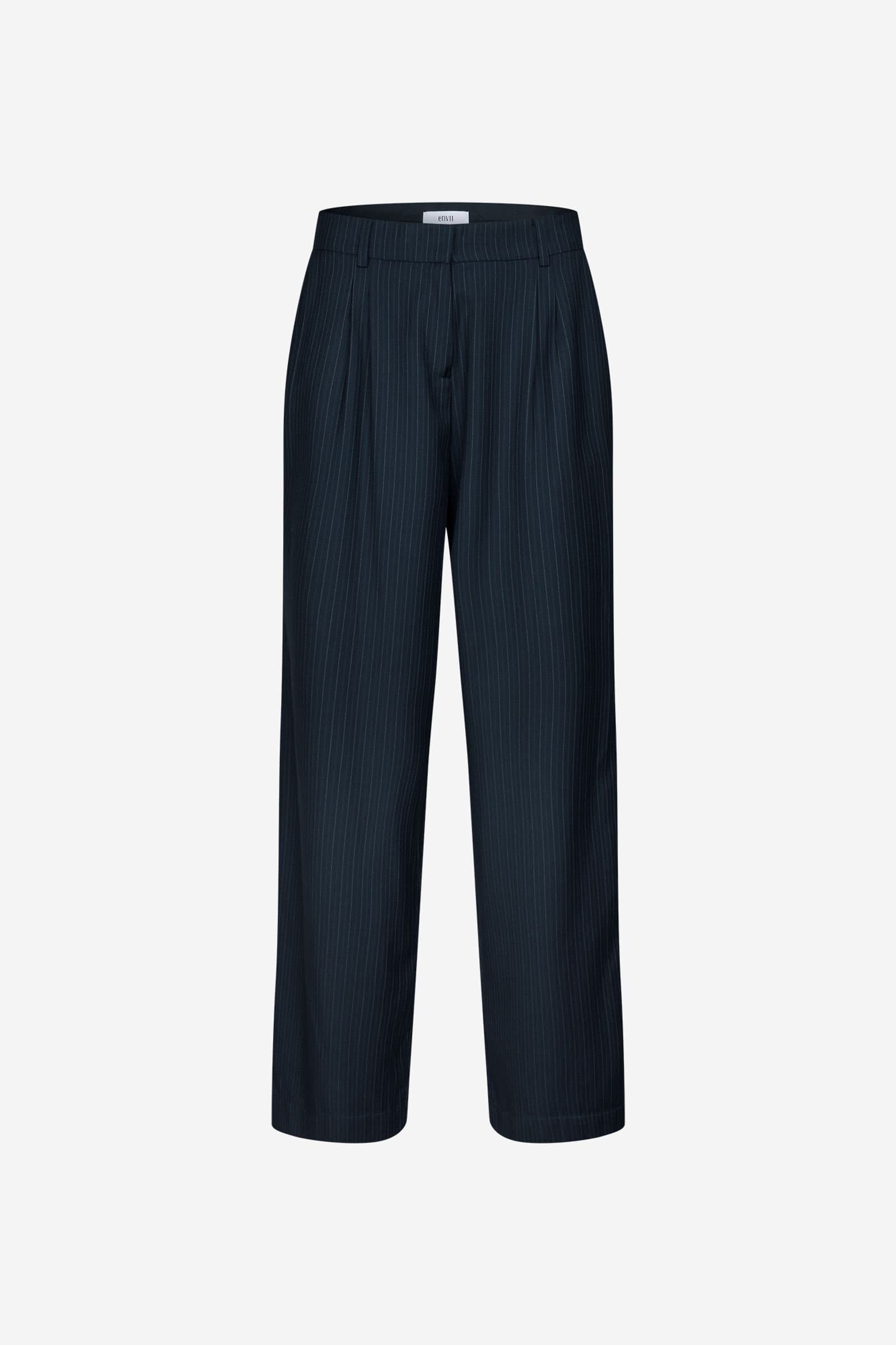 ENDORE PANTS 7269 Dark Navy Pinstripe