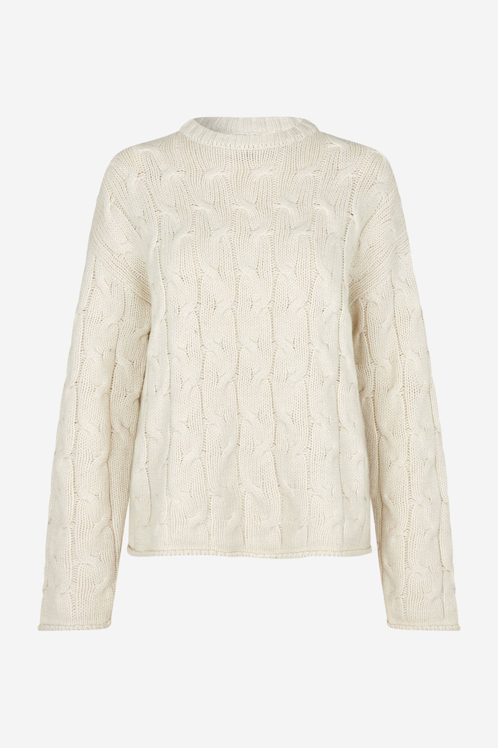 ENFIONA LS O-N KNIT 7284 GARDENIA MEL