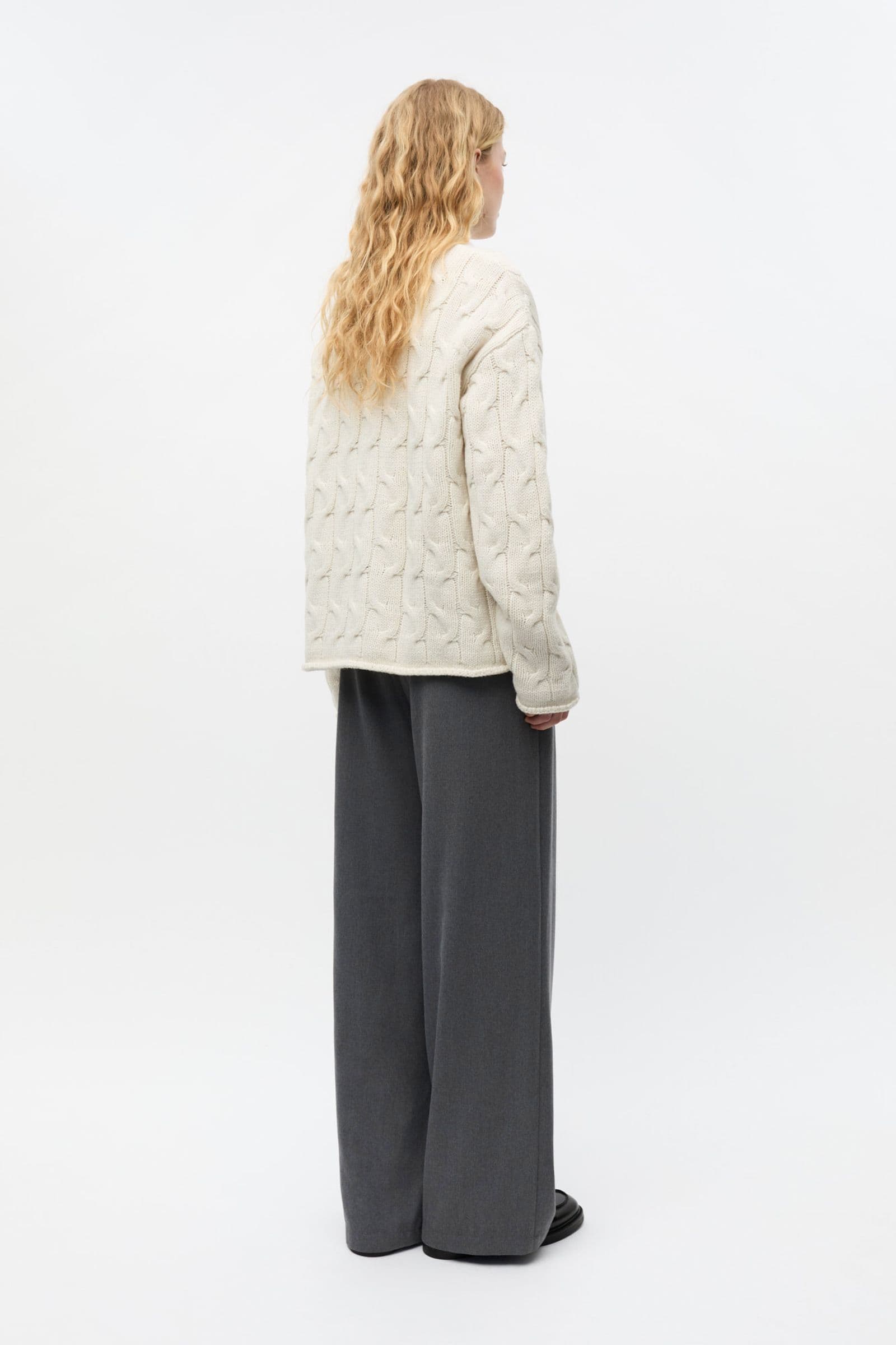 ENFIONA LS O-N KNIT 7284 GARDENIA MEL