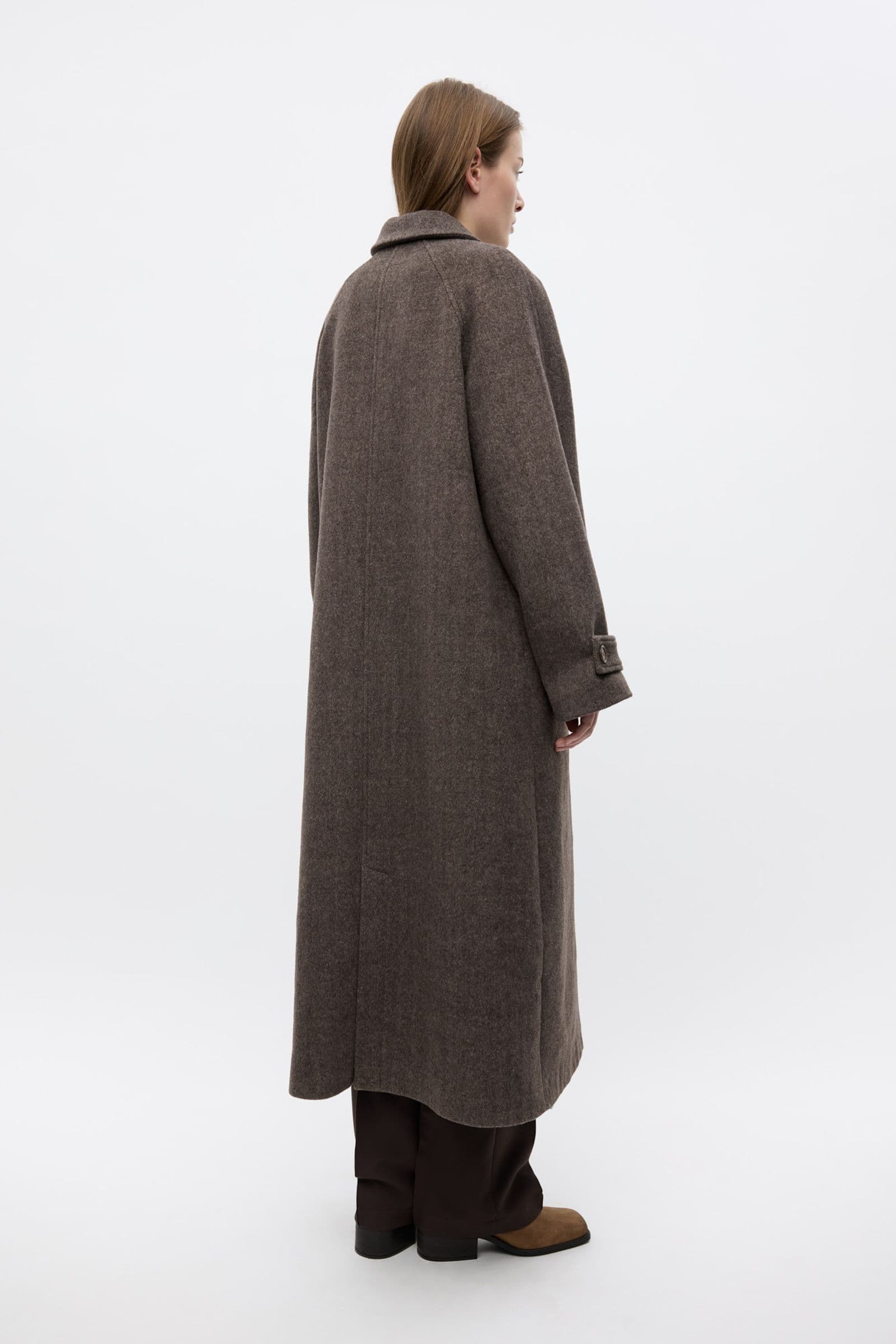 ENSENECA WOOL JACKET 7276 Brown Mel