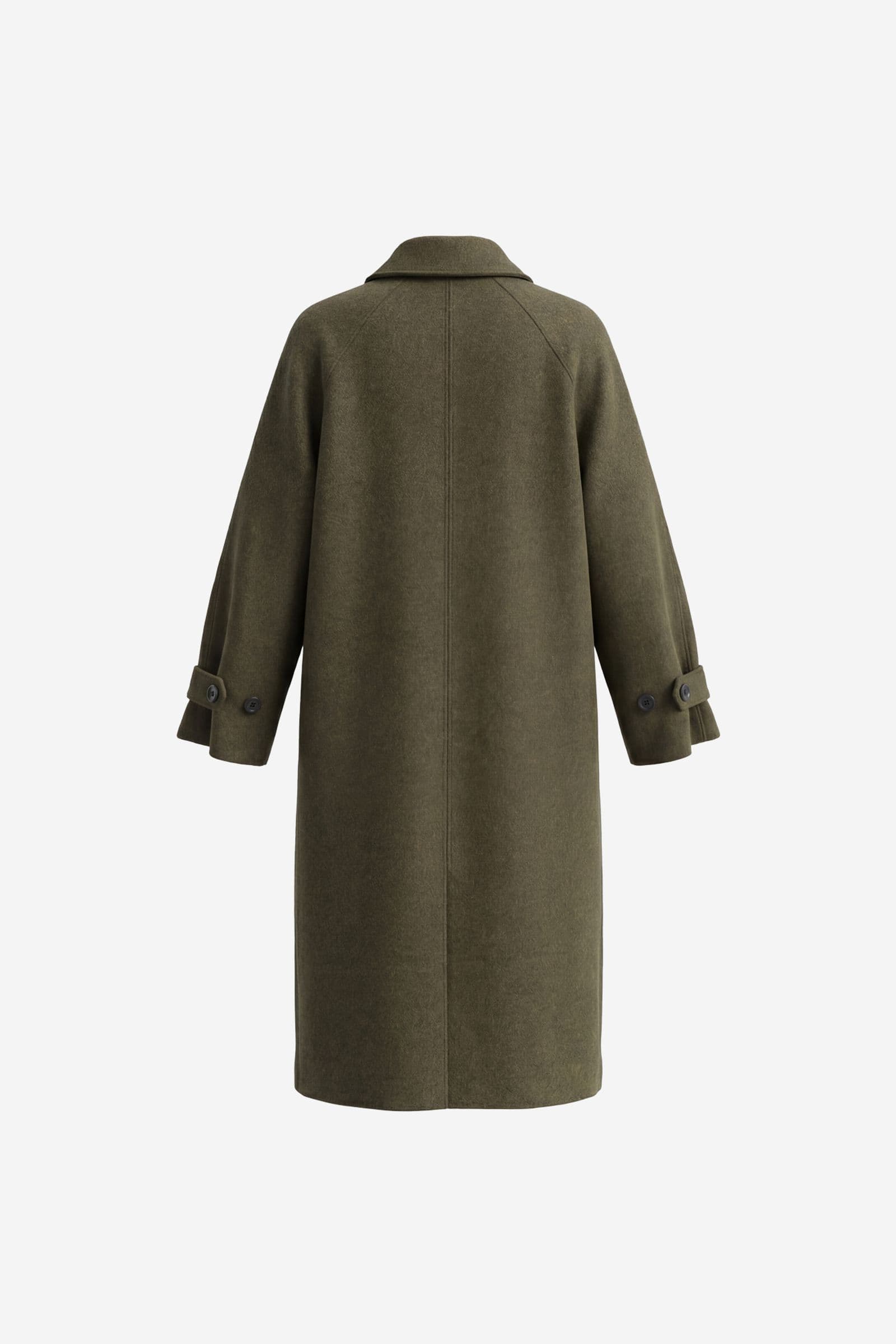 ENSENECA WOOL JACKET 7276 Dark Olive Mel
