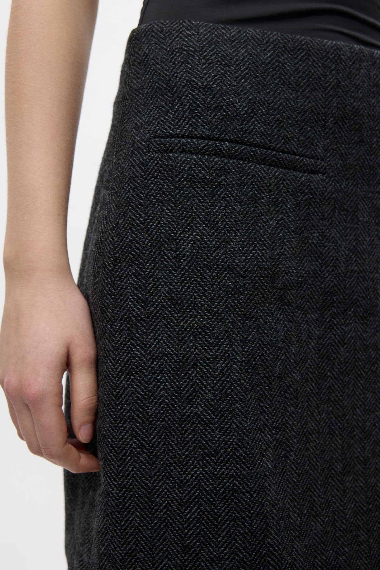 ENARIZONA SKIRT 7285 Dark Grey Mel