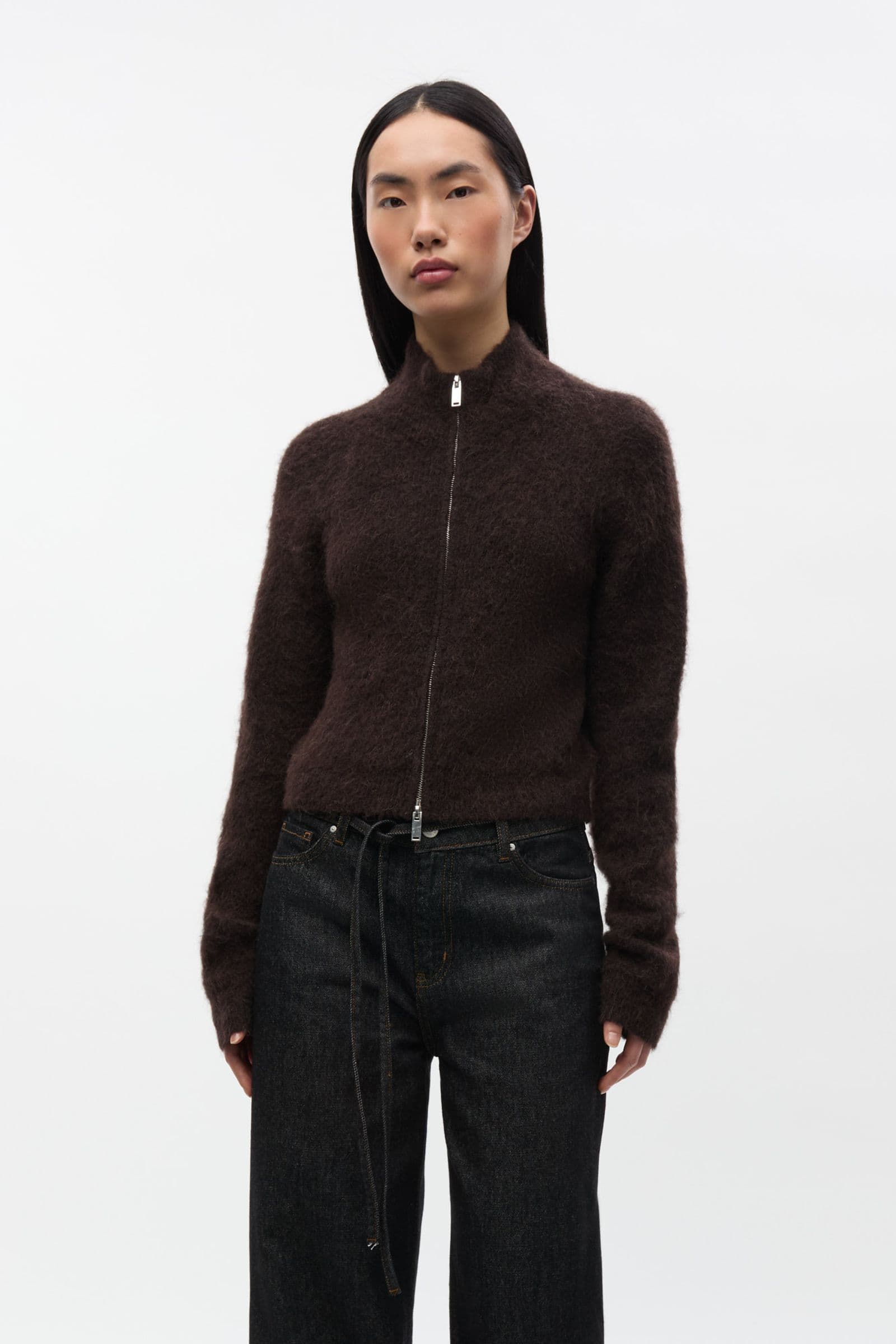 ENBESSIE LS CARDIGAN 7289 Chocolate Torte Mel