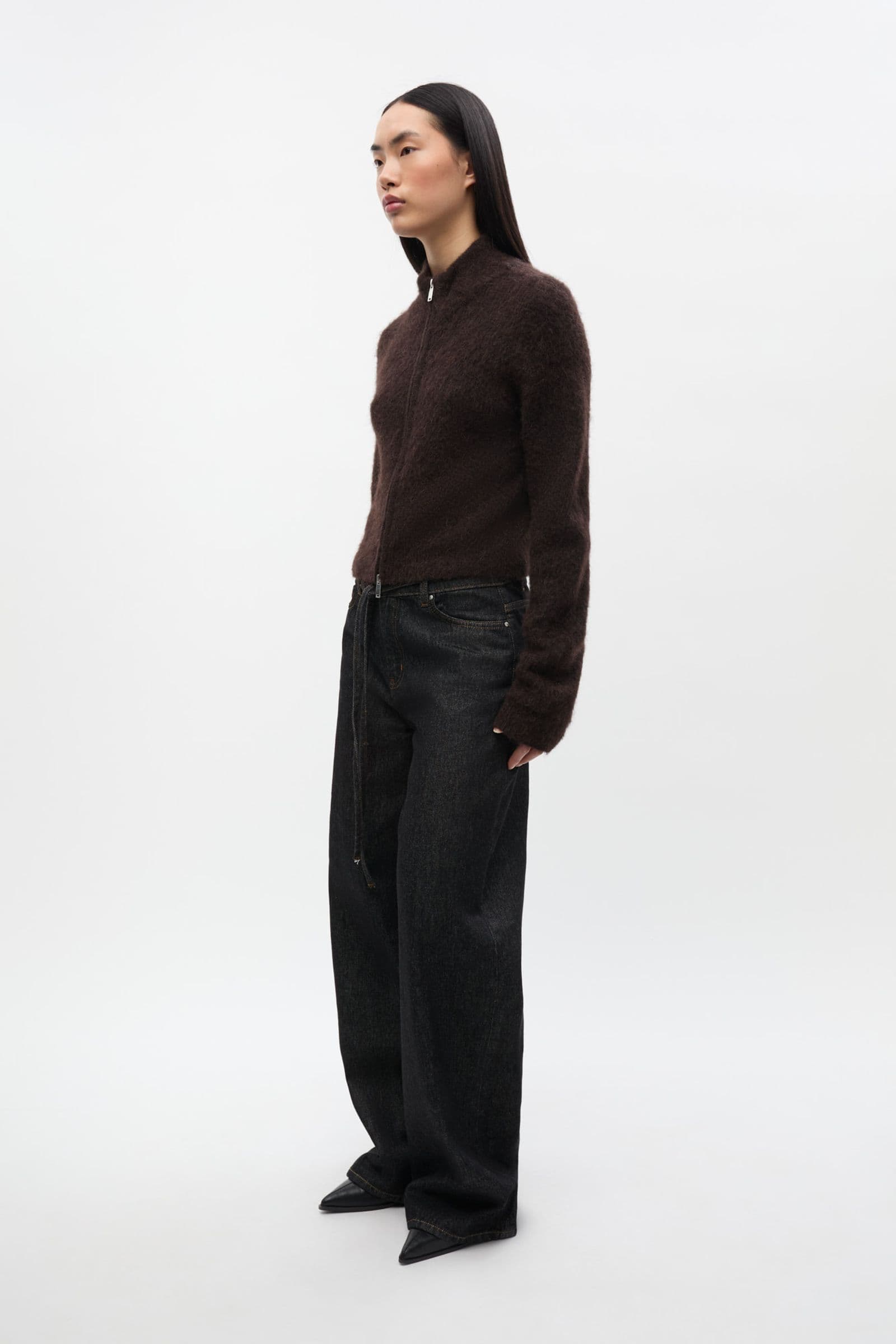 ENBESSIE LS CARDIGAN 7289 Chocolate Torte Mel