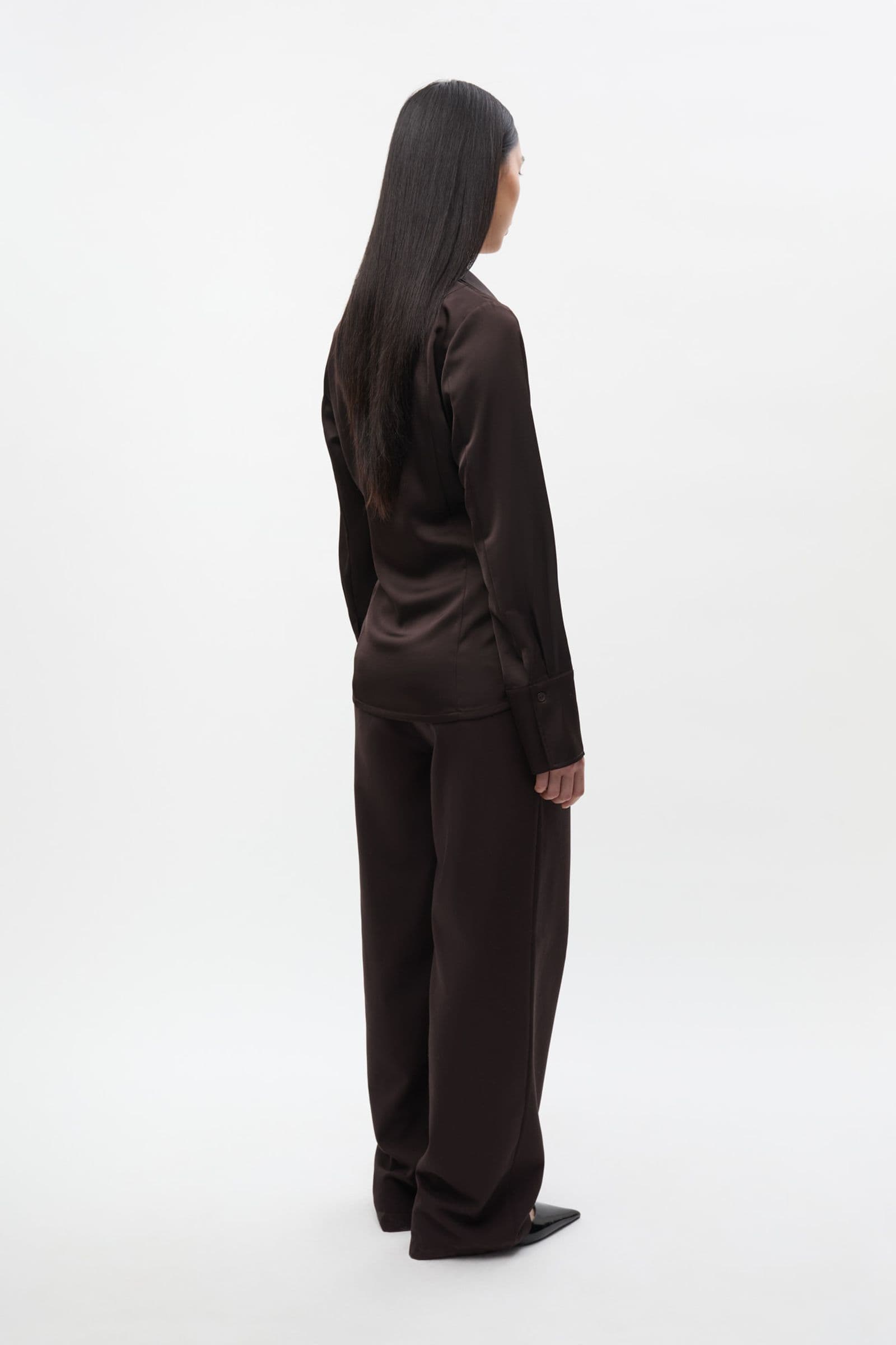 ENELENA LS SHIRT 7151 Chocolate Torte