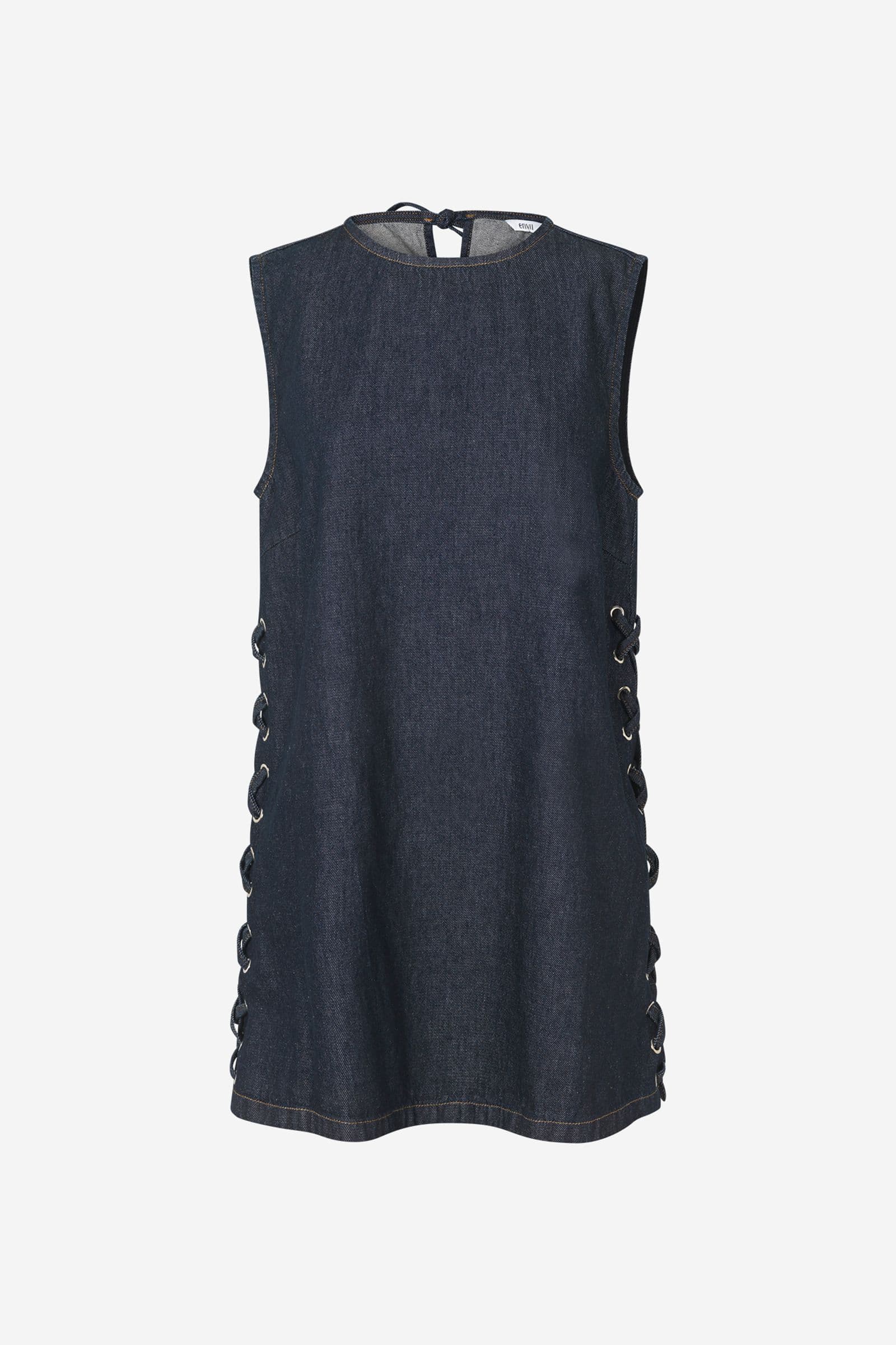 ENIRIS SL TIE DRESS 7298 Dark blue rinse