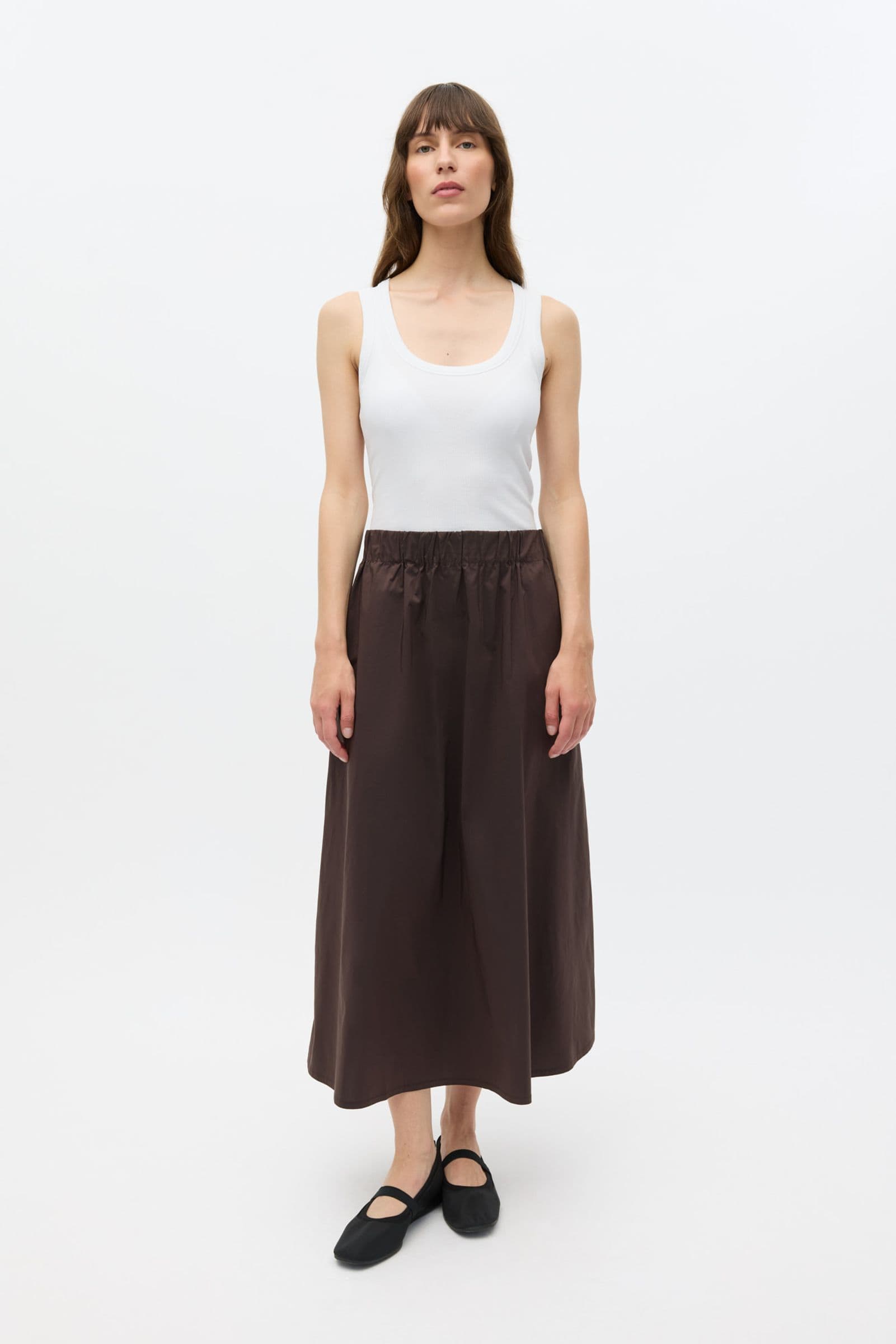 ENLILA SKIRT 7337 Chocolate Torte