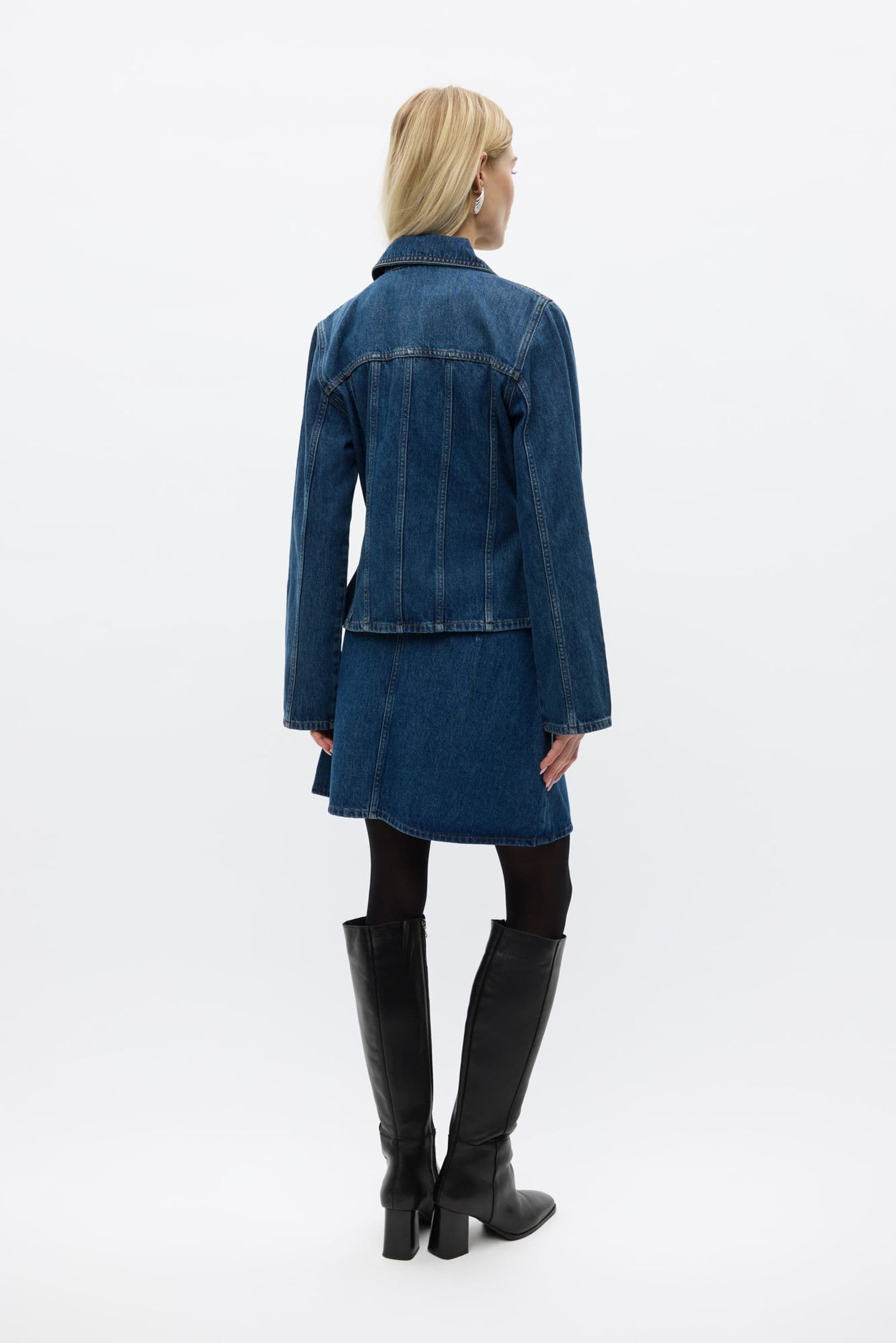 ENEVE JACKET 6856 Worn dark blue