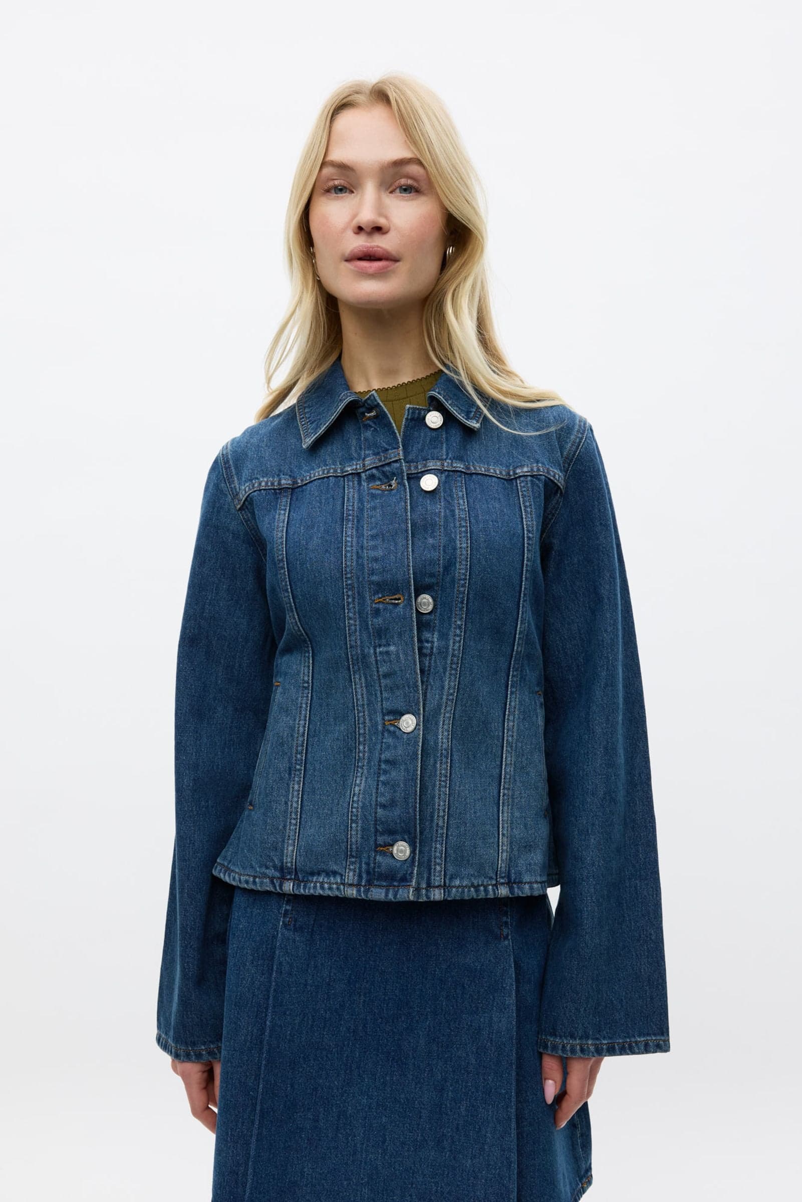 ENEVE JACKET 6856 Worn dark blue